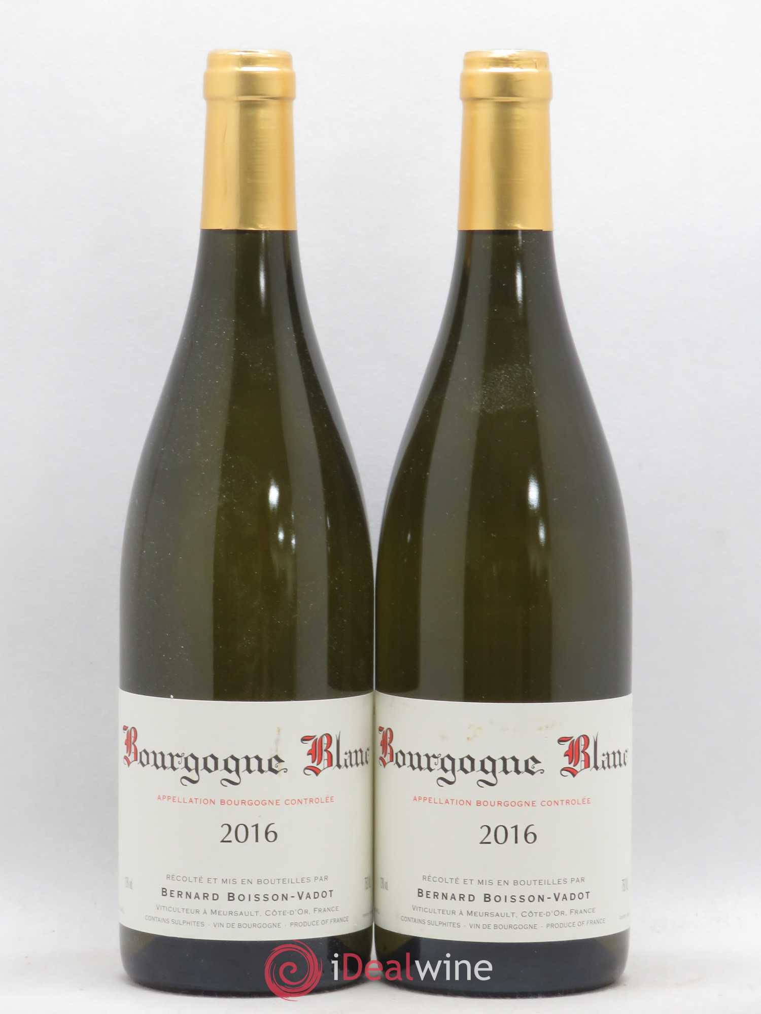 Bourgogne Boisson-Vadot (Domaine) 2016 - Lot de 2 bouteilles - 0