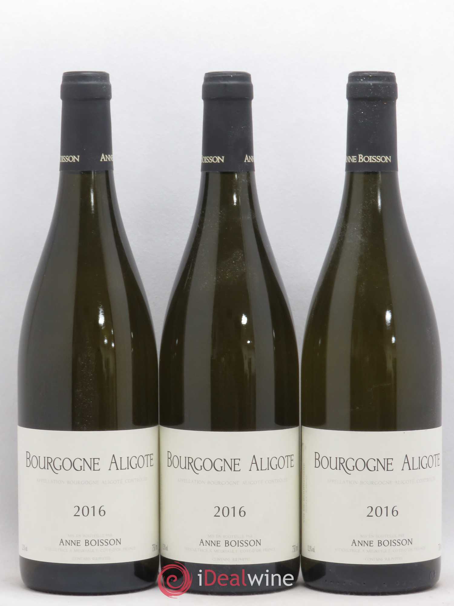 Bourgogne Aligoté Anne Boisson 2016 - Lot de 3 bouteilles - 0