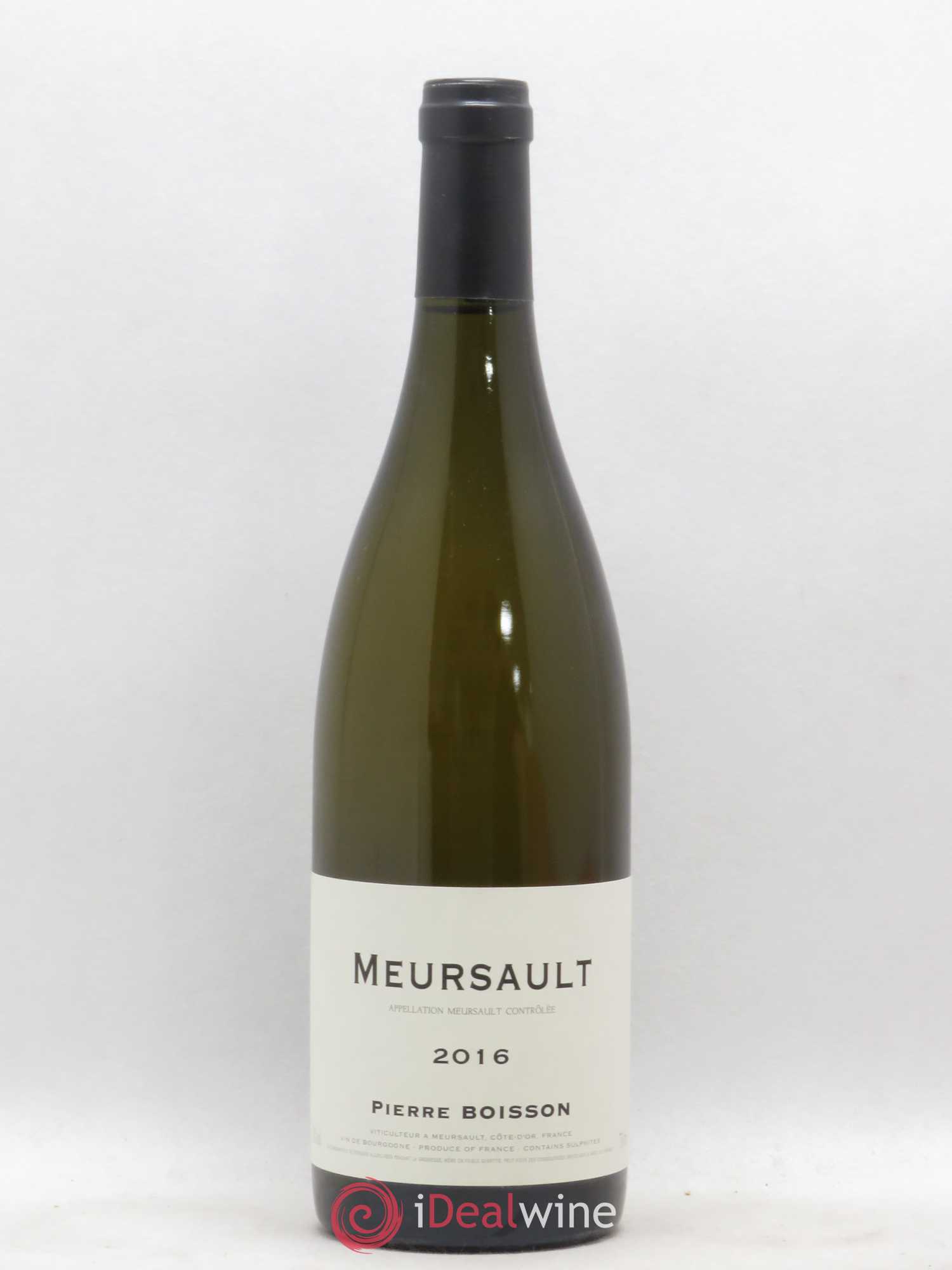 Meursault Pierre Boisson (Domaine) 2016 - Lot de 1 bouteille - 0