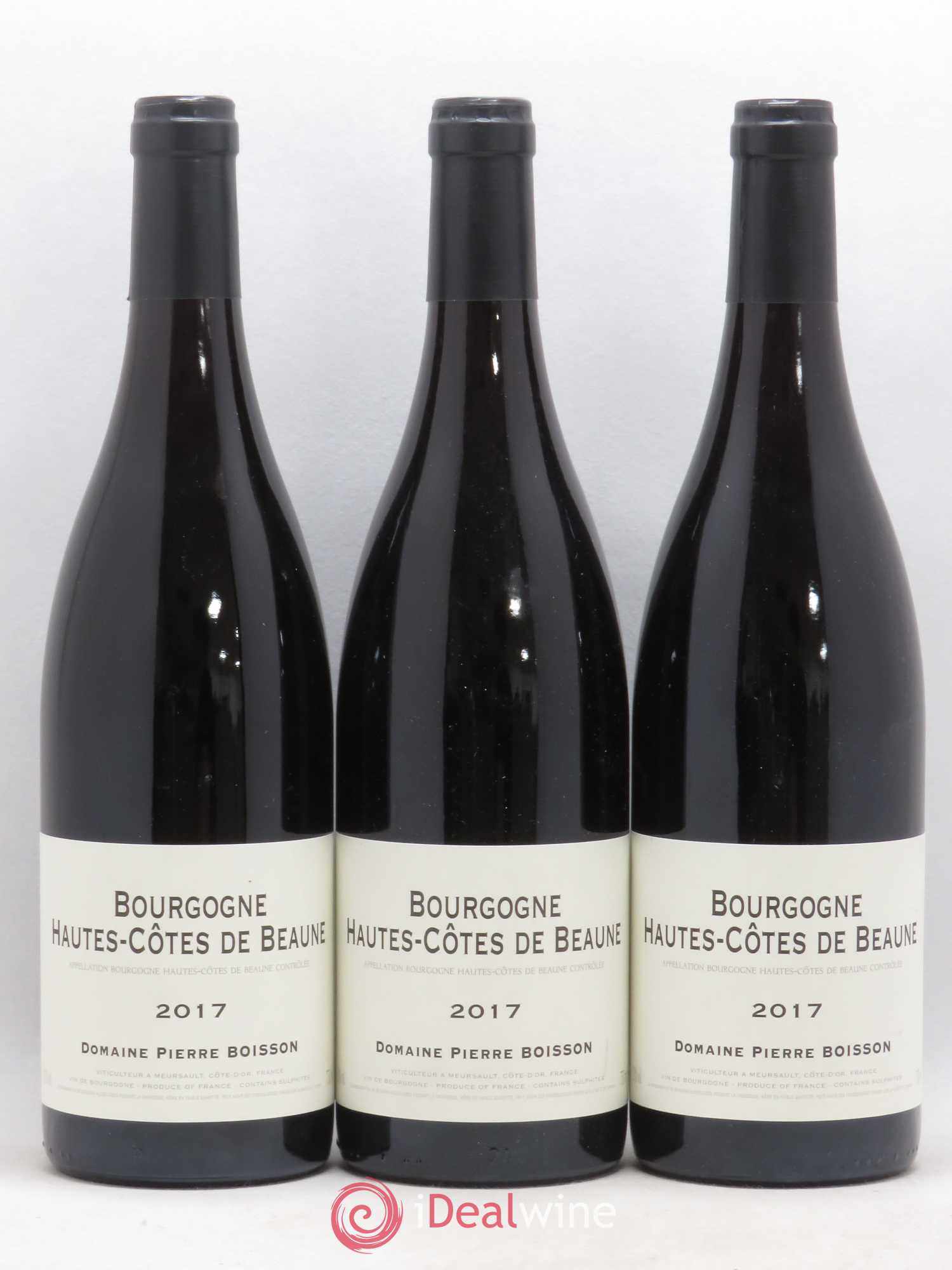 Hautes-Côtes de Beaune Pierre Boisson (Domaine) 2017 - Lot de 3 bouteilles - 0