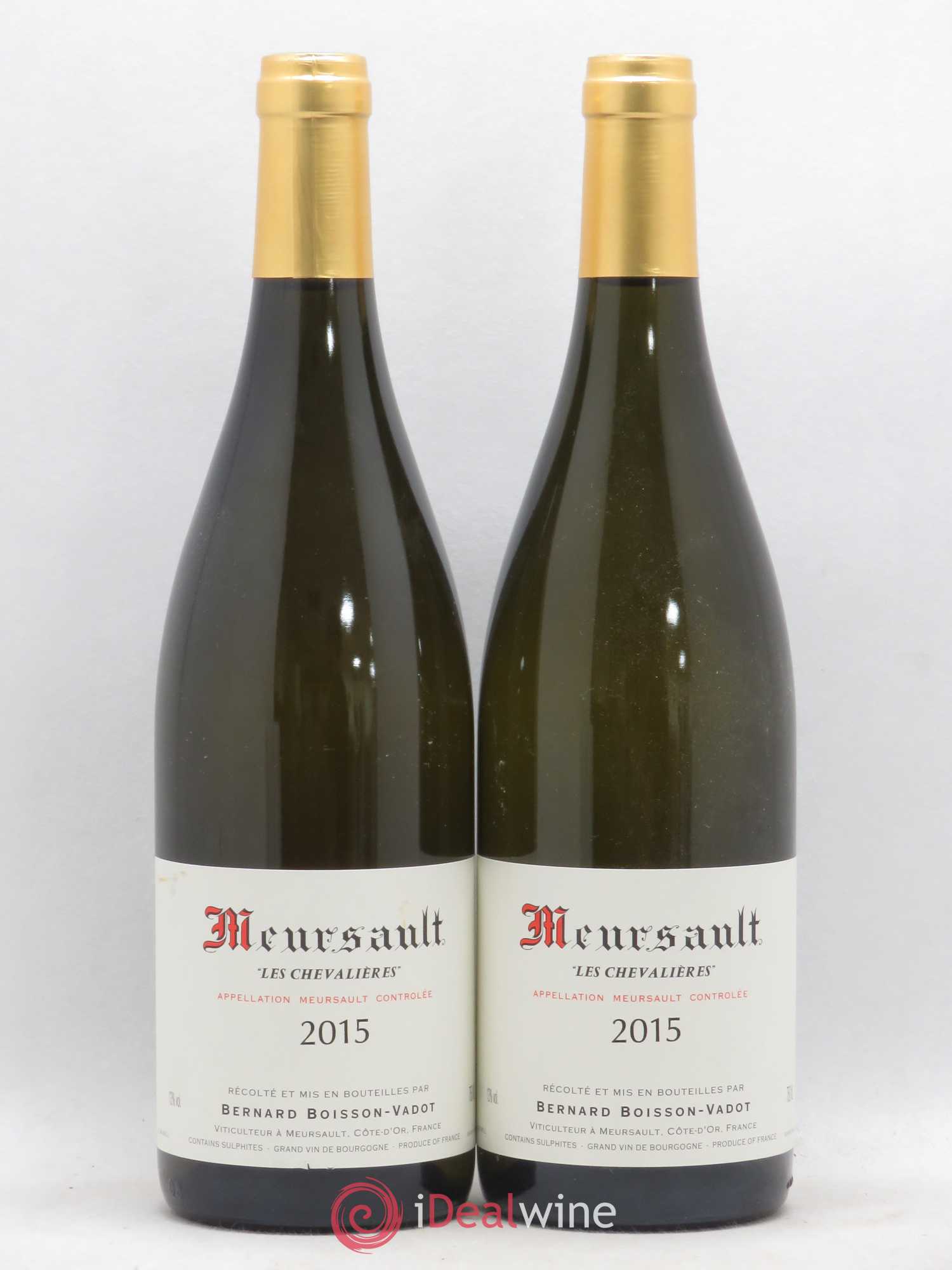 Meursault Les Chevalières Boisson-Vadot (Domaine) 2015 - Lot de 2 bouteilles - 0