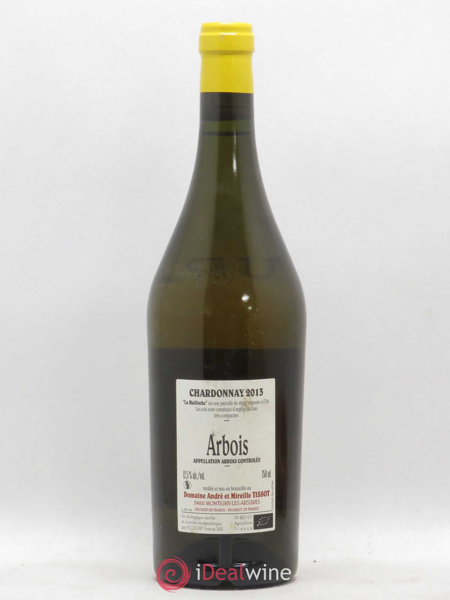 Arbois La Mailloche Bénédicte et Stéphane Tissot 2013 - Lot de 1 bouteille - 1