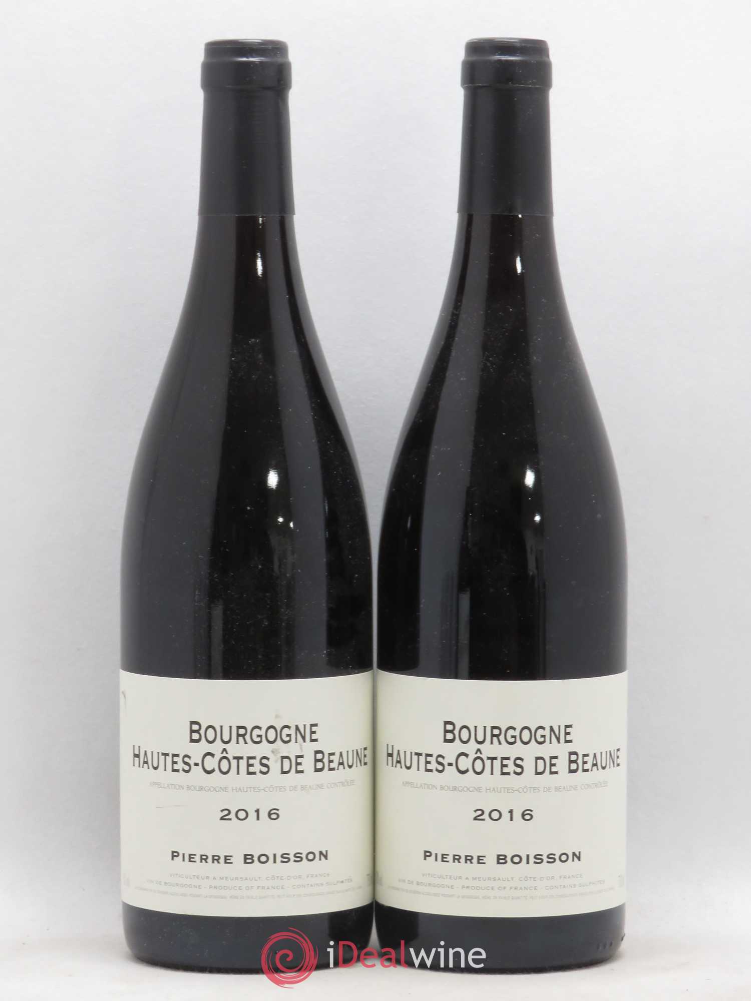 Hautes-Côtes de Beaune Pierre Boisson (Domaine) 2016 - Lot de 2 bouteilles - 0