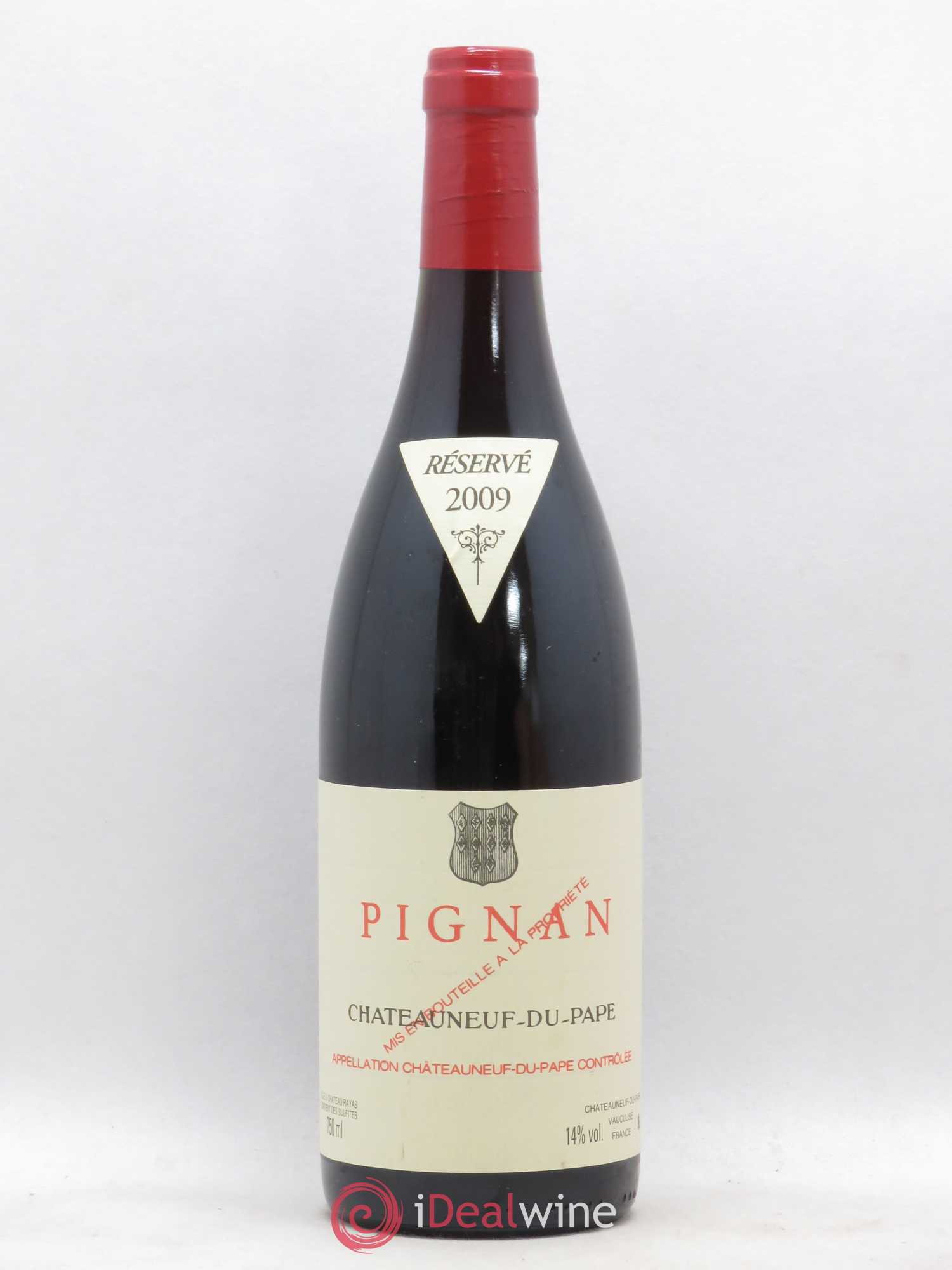 Châteauneuf-du-Pape Pignan Emmanuel Reynaud 2009 - Lot de 1 bouteille - 0