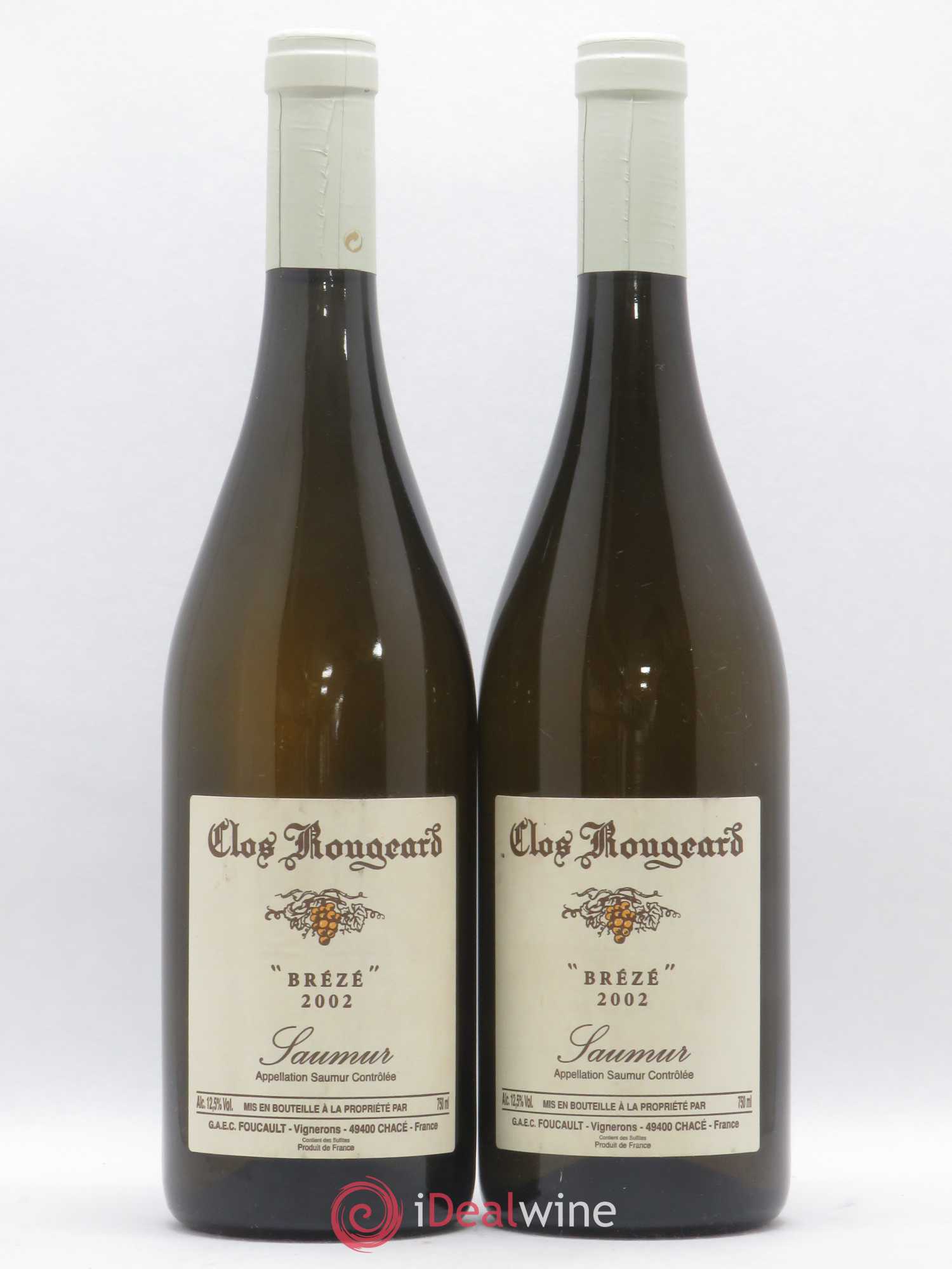 Saumur Brézé Clos Rougeard 2002 - Posten von 2 Flaschen - 0