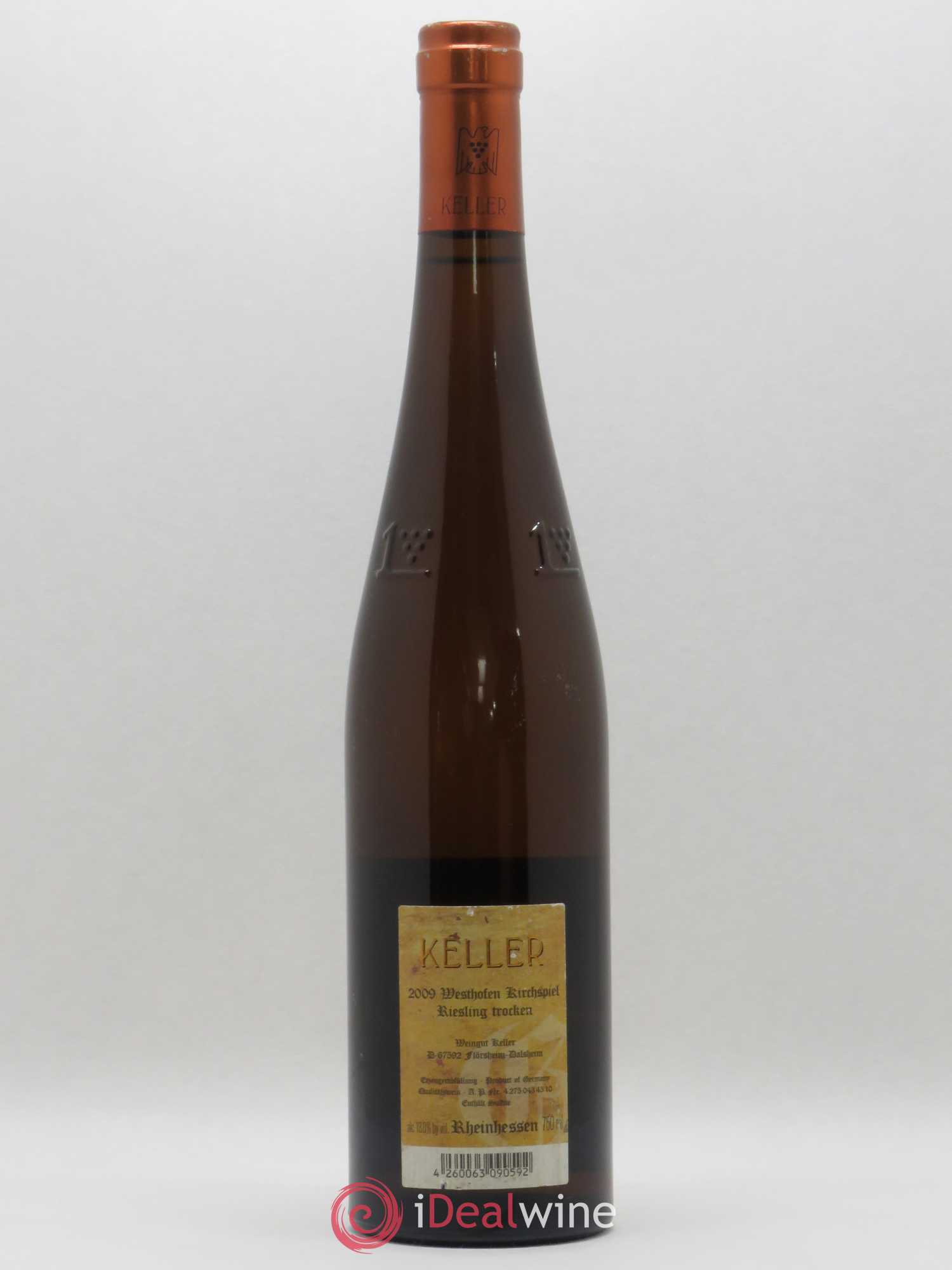 Allemagne Rheinhessen Westhofen Kirchspiel Riesling Trocken Keller 2009 - Posten von 1 Flasche - 1