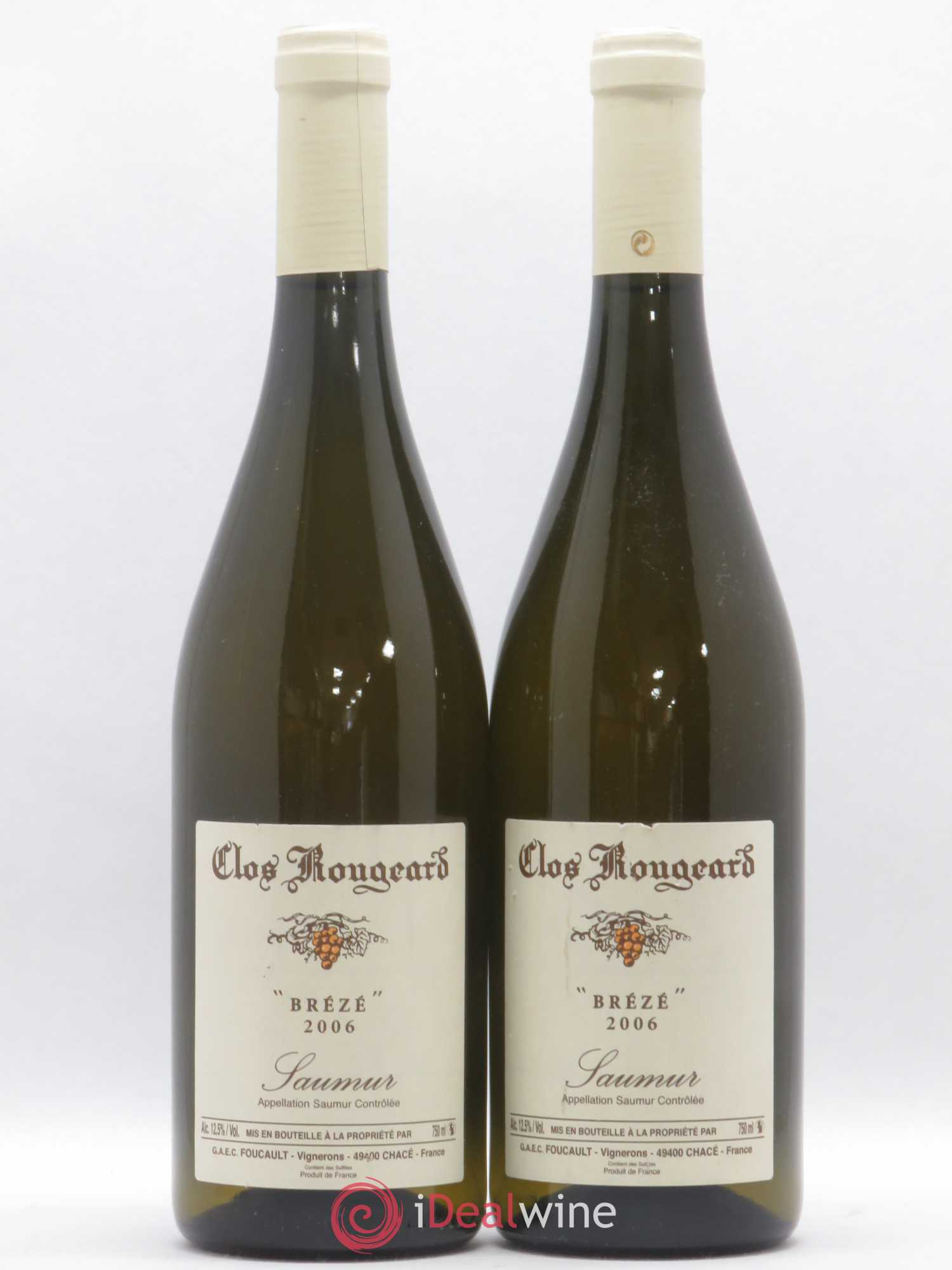 Saumur Brézé Clos Rougeard 2006 - Posten von 2 Flaschen - 0