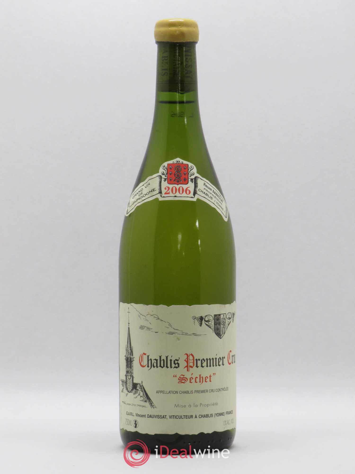 Chablis 1er Cru Séchet Vincent Dauvissat (Domaine) 2006 - Lot de 1 bouteille - 0