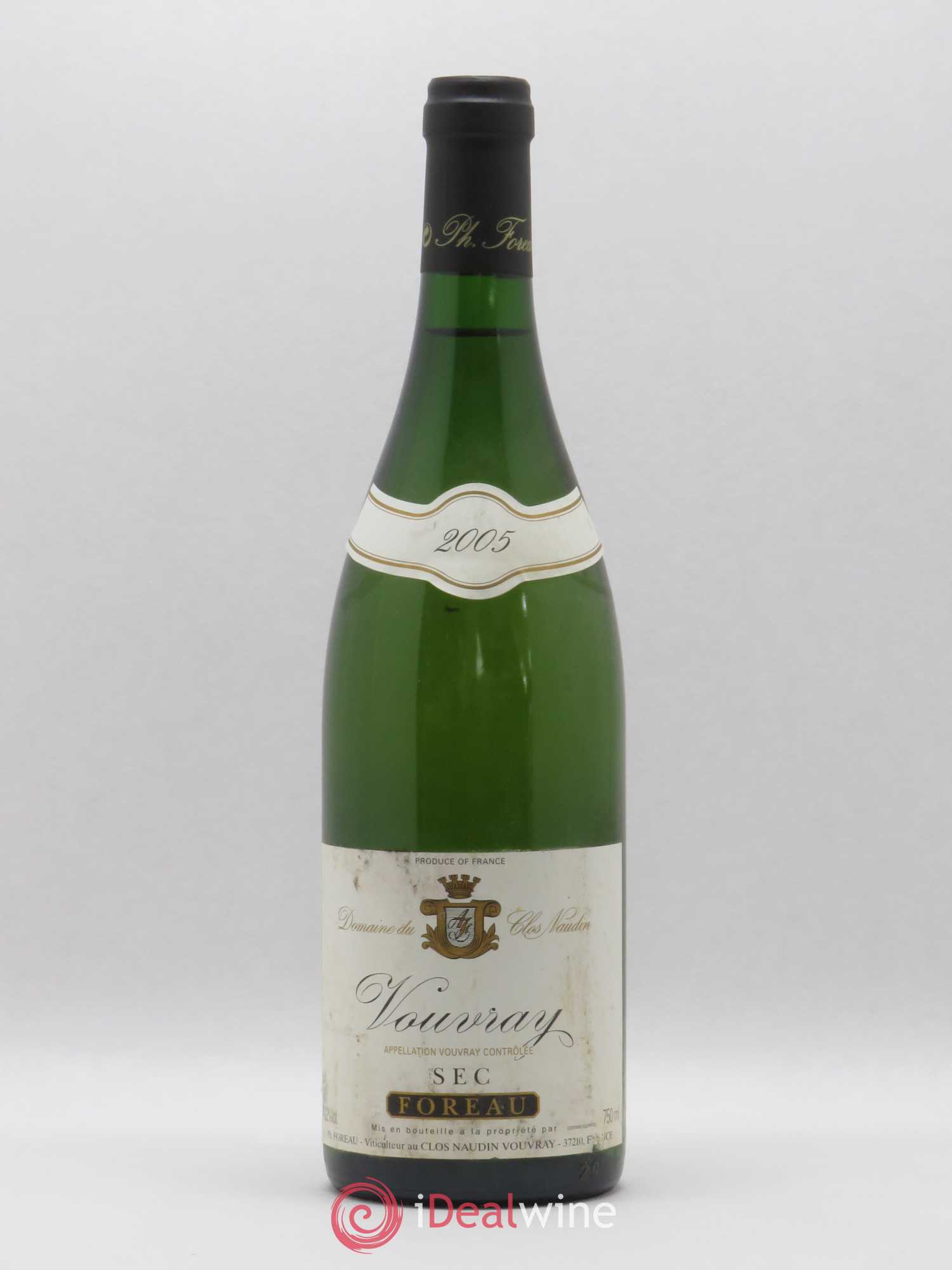 Vouvray Sec Clos Naudin - Philippe Foreau 2005 - Lot de 1 bouteille - 0