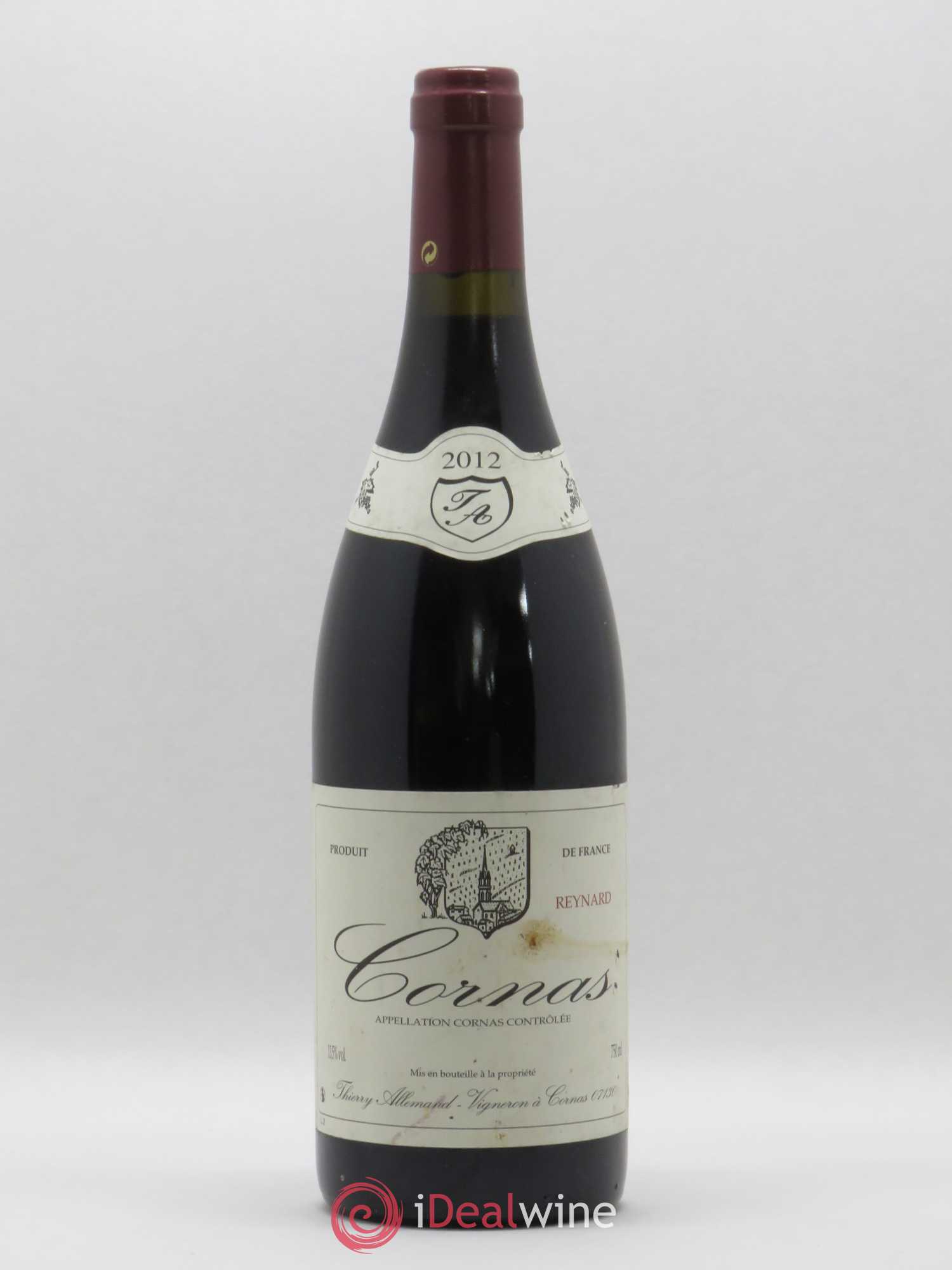 Cornas Reynard Thierry Allemand 2012 - Lot de 1 bouteille - 0