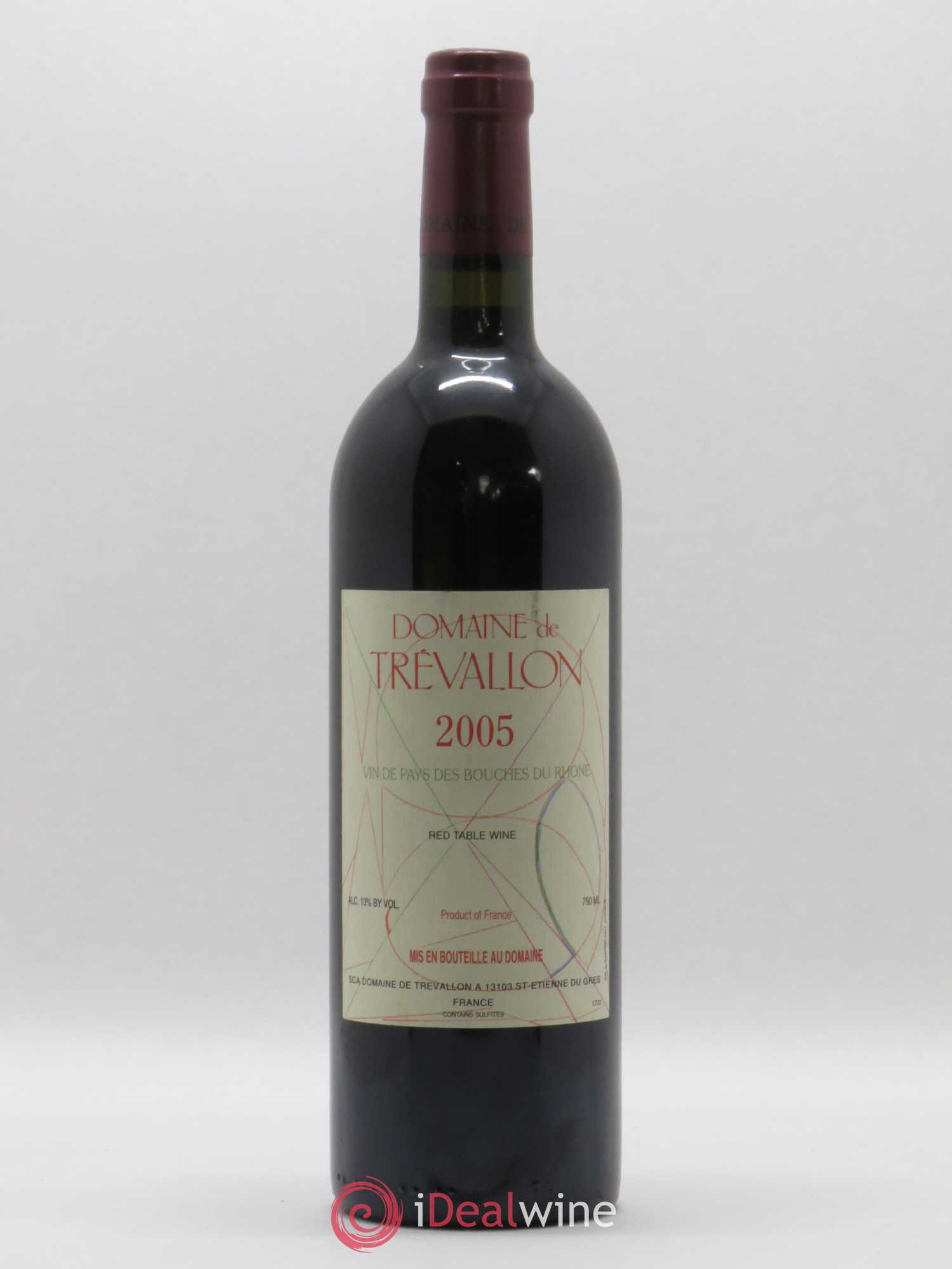 VDP Bouches du Rhône Trévallon (Domaine de) Eloi Dürrbach 2005 - Lot de 1 bouteille - 0