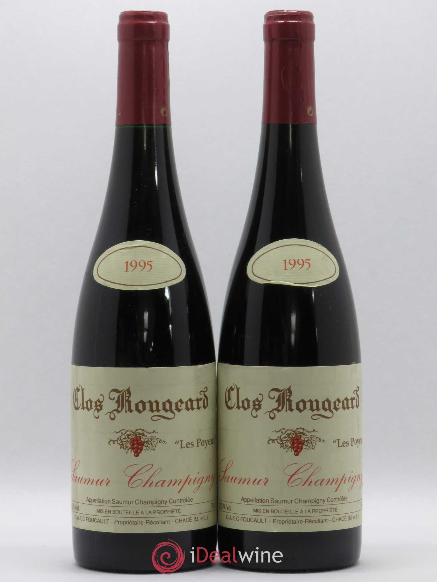 Saumur-Champigny Les Poyeux Clos Rougeard 1995 - Lot de 2 bouteilles - 0