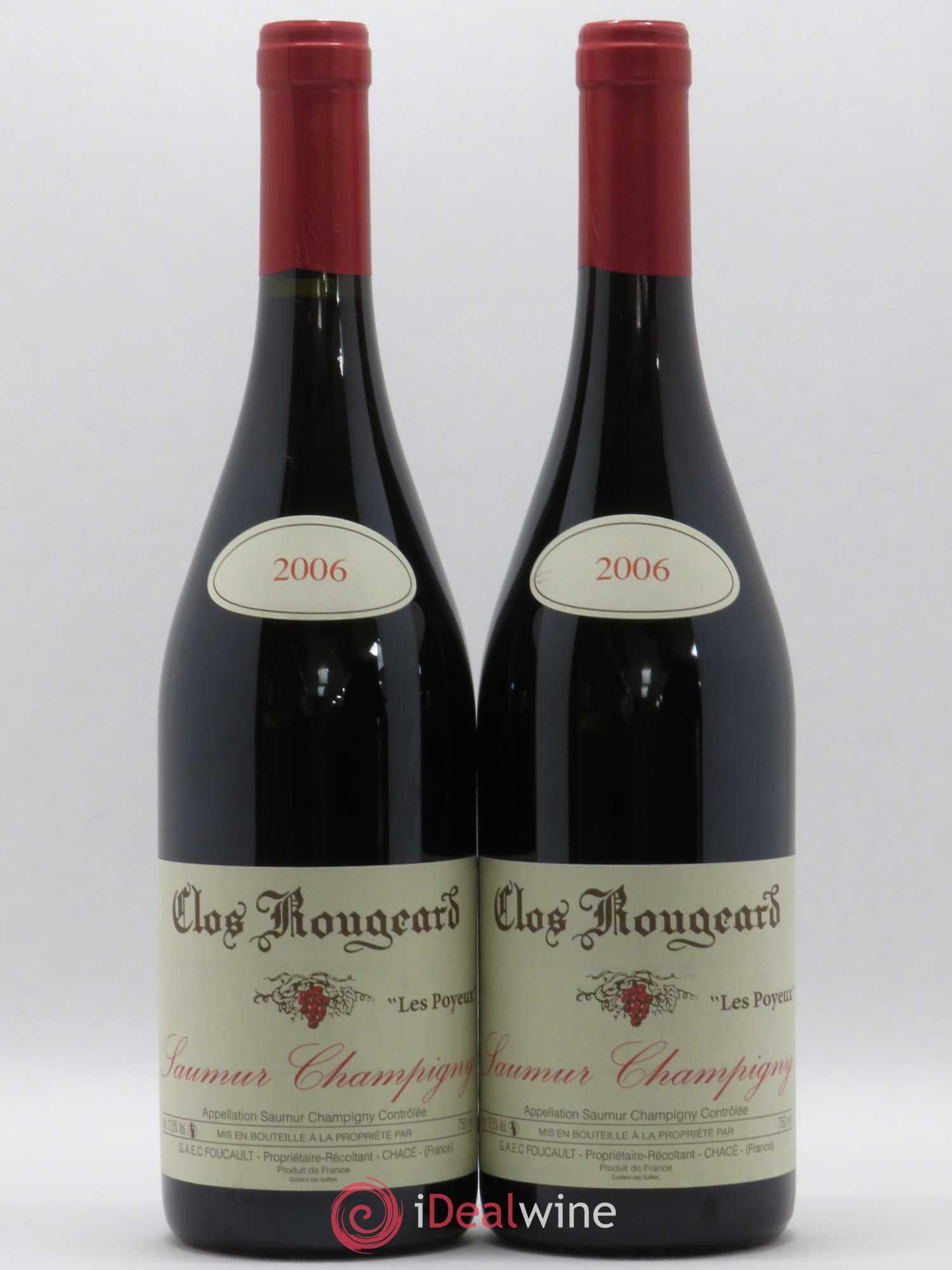 Saumur-Champigny Les Poyeux Clos Rougeard 2006 - Lot de 2 bouteilles - 0