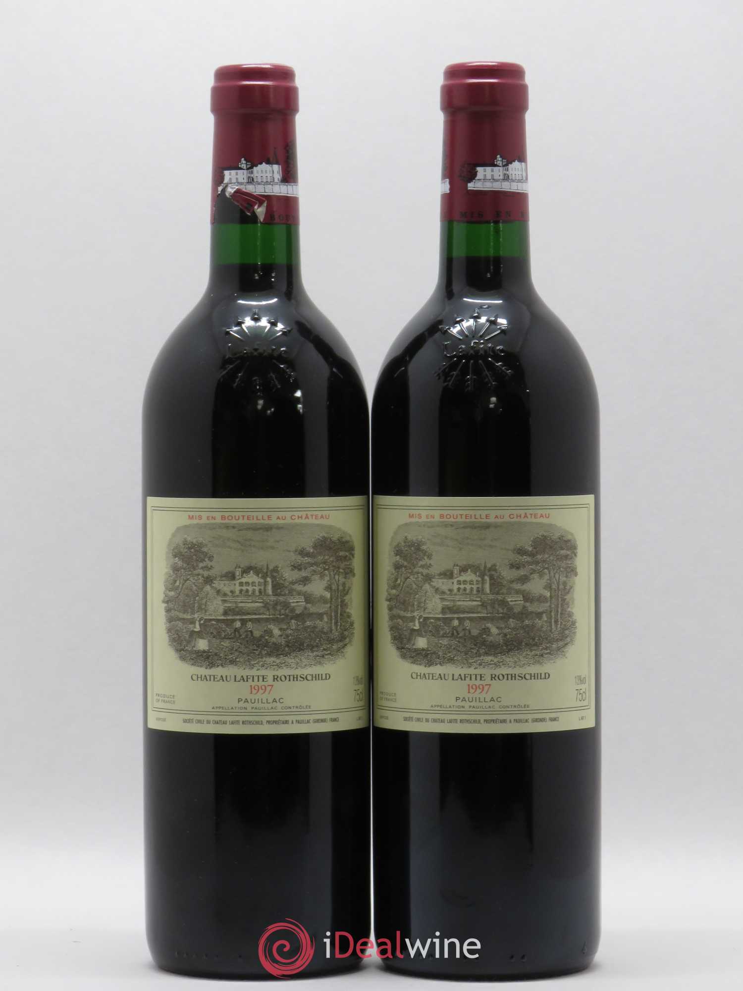 Château Lafite Rothschild 1er Grand Cru Classé 1997 - Lot de 2 bouteilles - 0