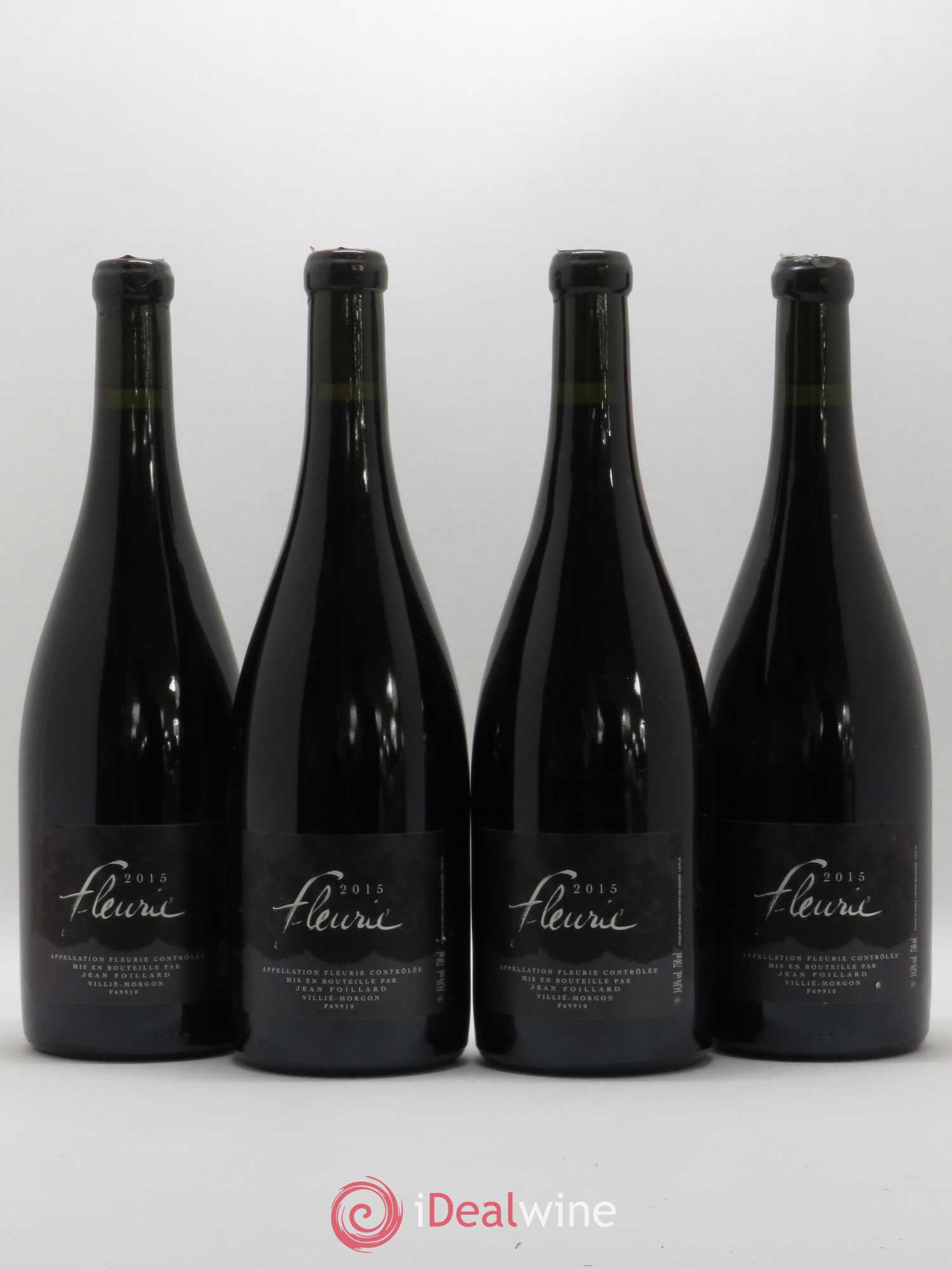 Fleurie Jean Foillard 2015 - Lot de 4 bouteilles - 0