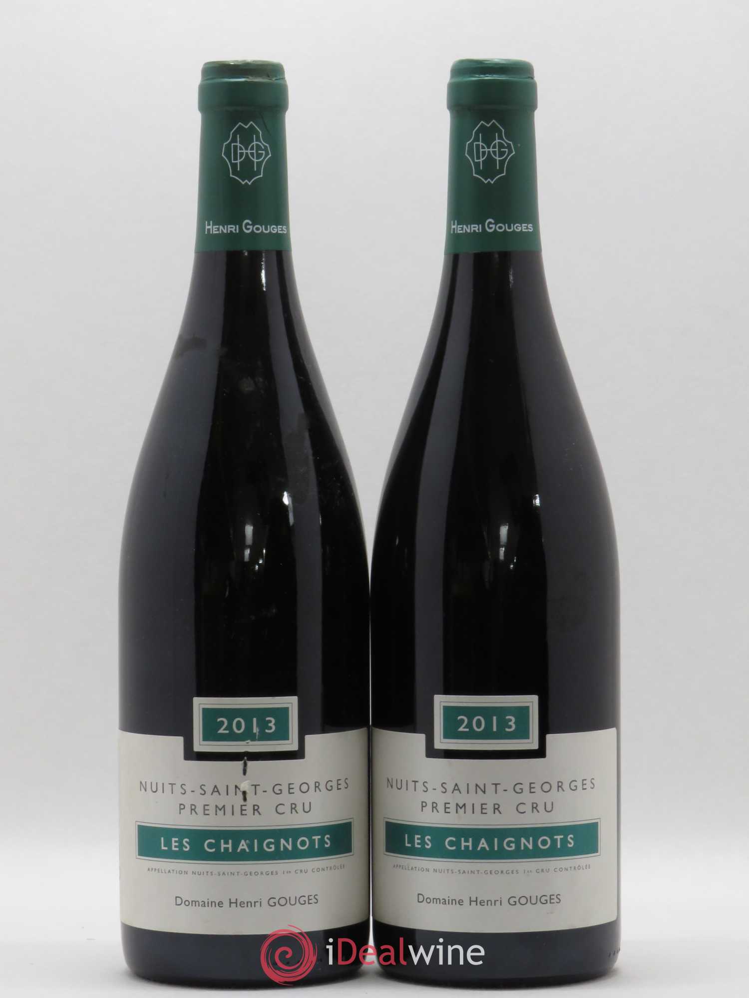 Nuits-Saint-Georges 1er Cru Les Chaignots Henri Gouges 2013 - Lot de 2 bouteilles - 0