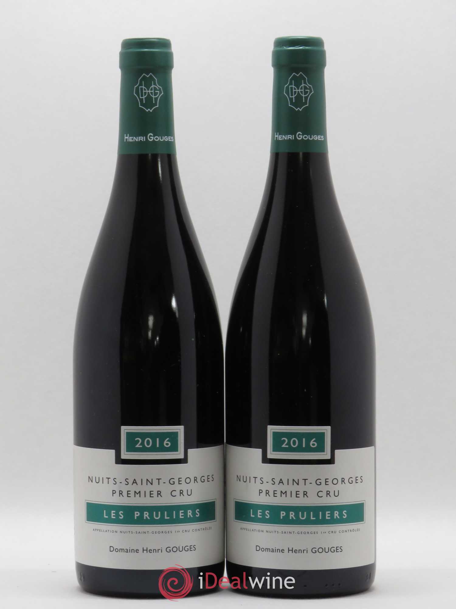Nuits-Saint-Georges 1er Cru Les Pruliers Henri Gouges 2016 - Posten von 2 Flaschen - 0