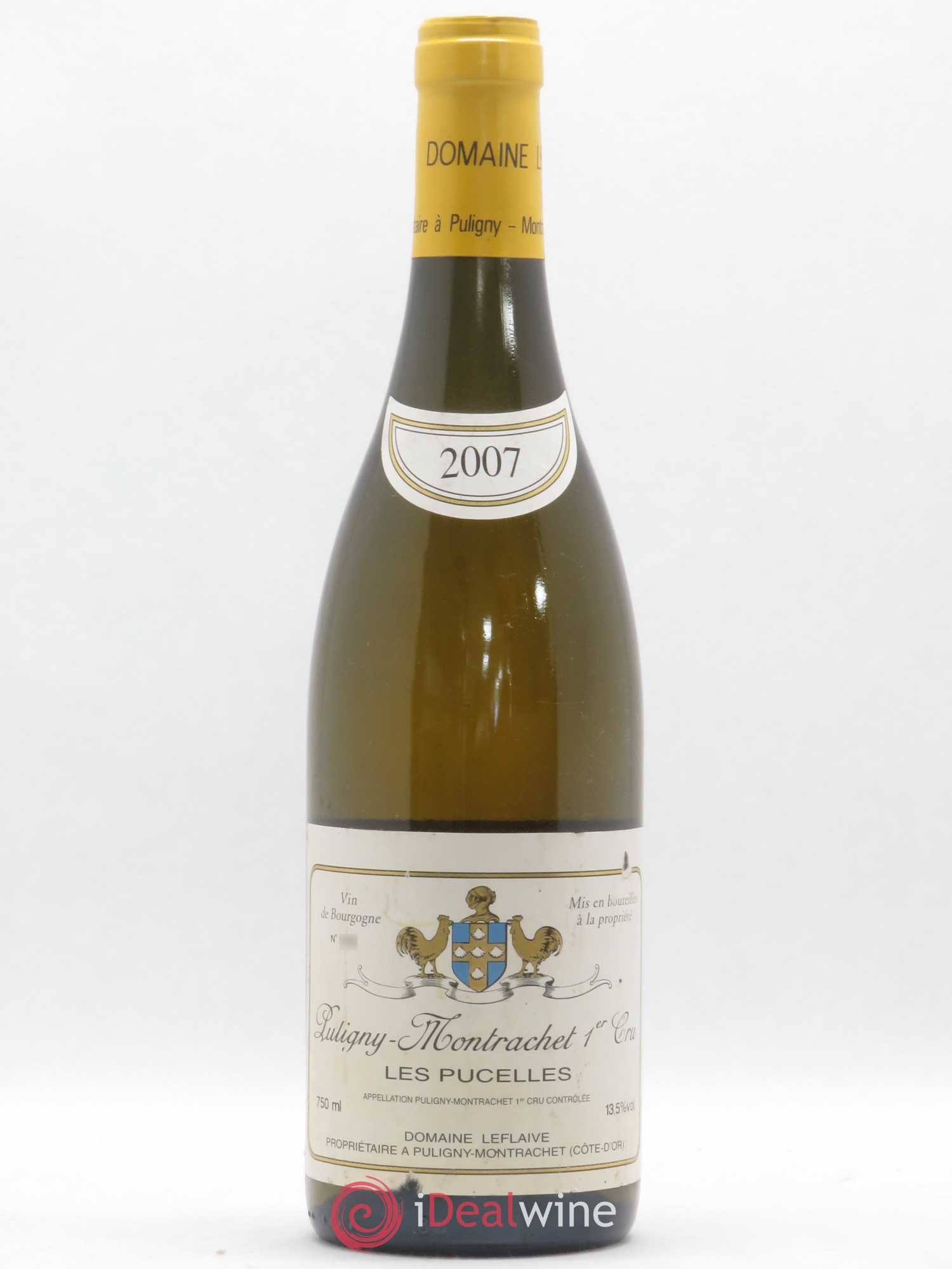 Puligny-Montrachet 1er Cru Les Pucelles Leflaive (Domaine) 2007 - Lot de 1 bouteille - 0