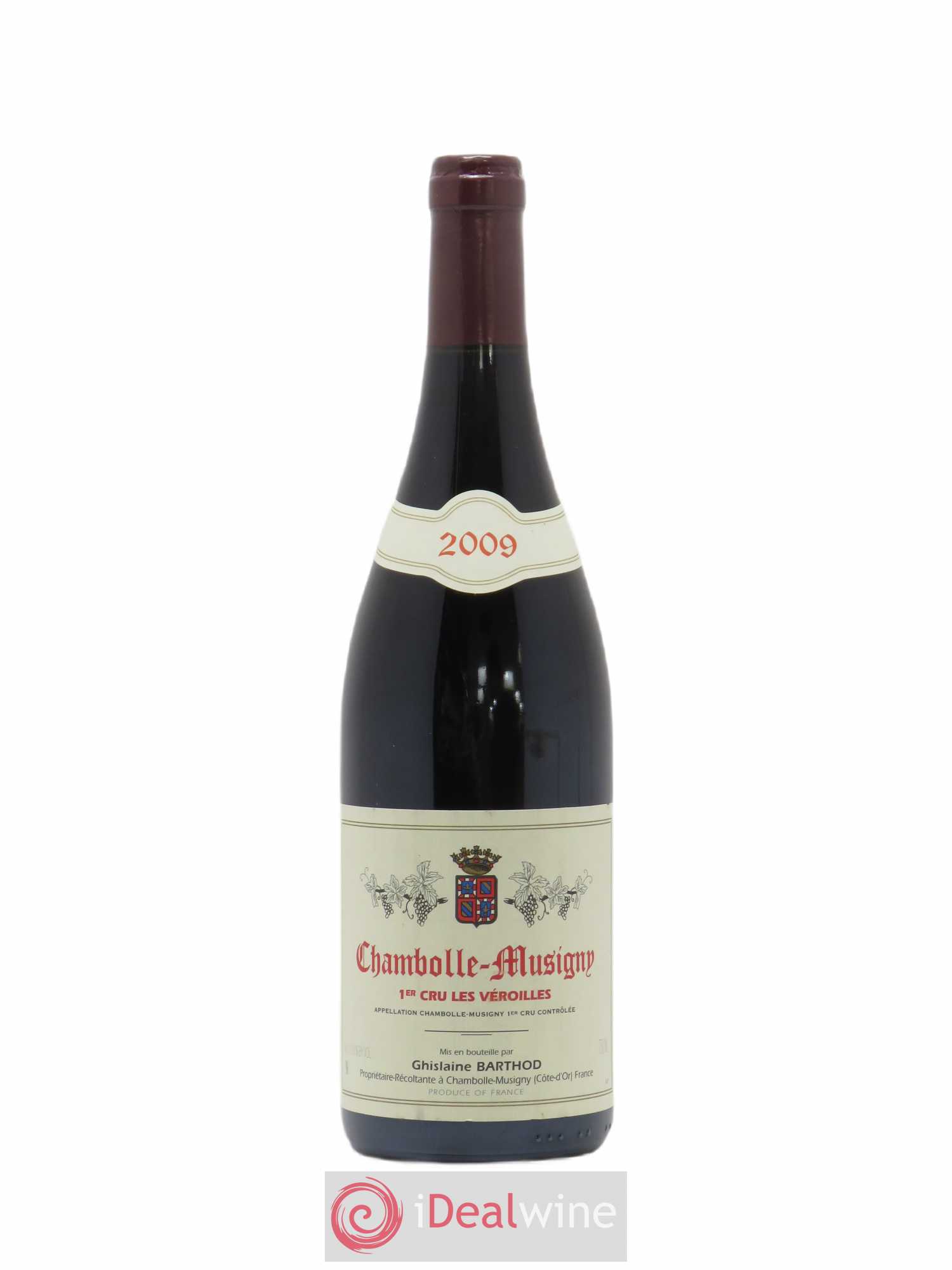 Chambolle-Musigny 1er Cru Les Véroilles Ghislaine Barthod 2009 - Lot de 1 bouteille - 0