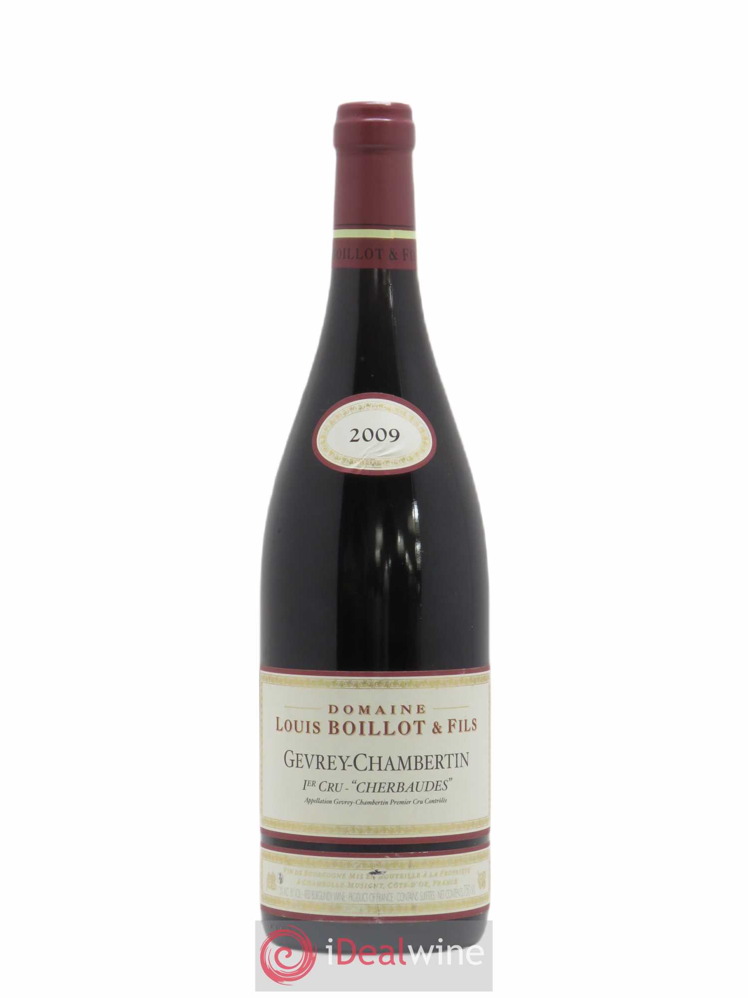 Gevrey-Chambertin 1er Cru Les Cherbaudes Domaine Louis Boillot 2009 - Posten von 1 Flasche - 0