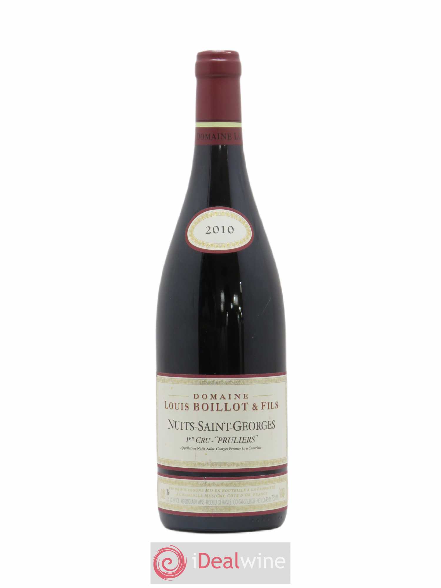 Nuits-Saint-Georges 1er Cru Pruliers Domaine Louis Boillot 2010 - Posten von 1 Flasche - 0