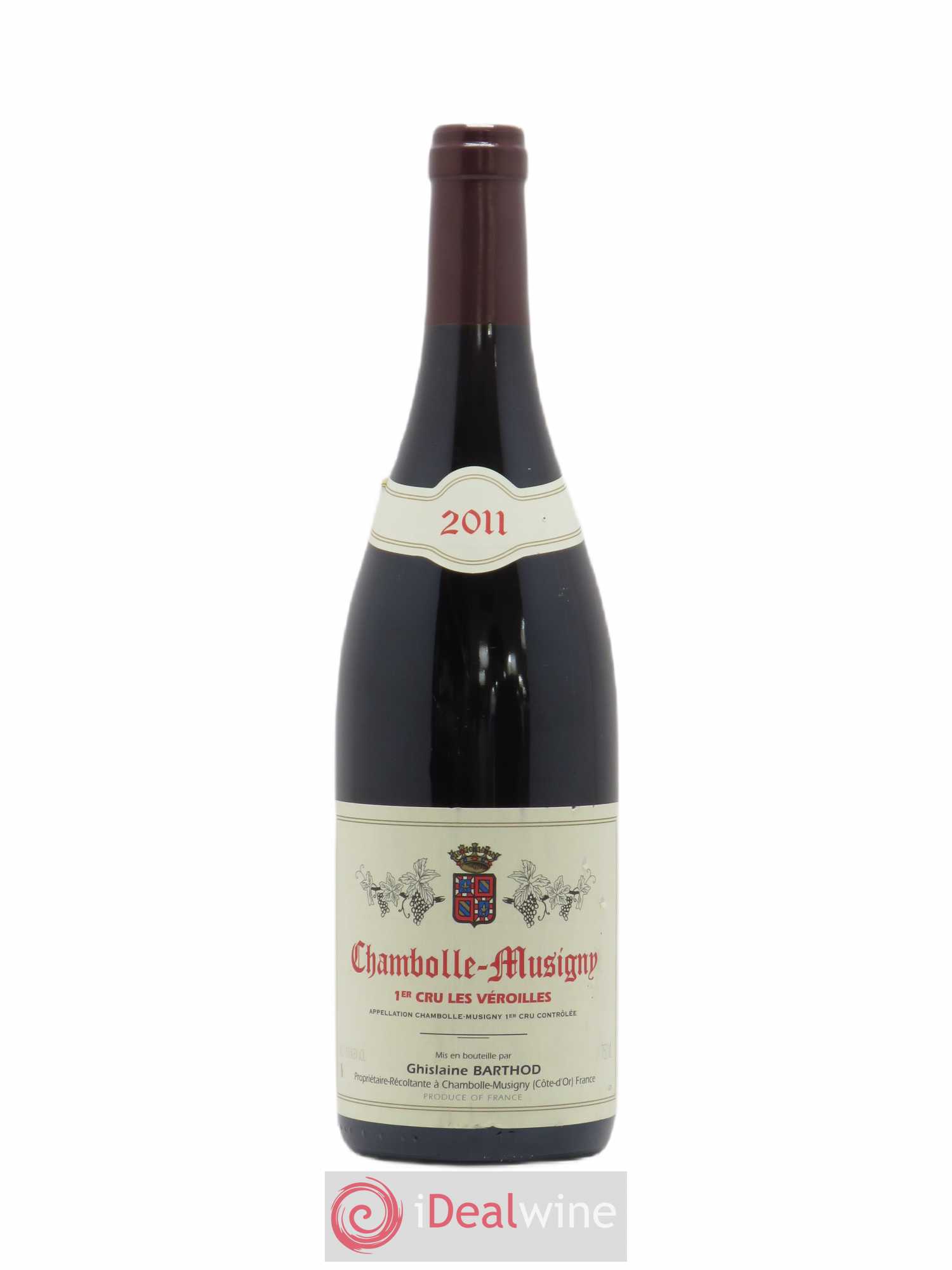 Chambolle-Musigny 1er Cru Les Véroilles Ghislaine Barthod 2011 - Lot de 1 bouteille - 0