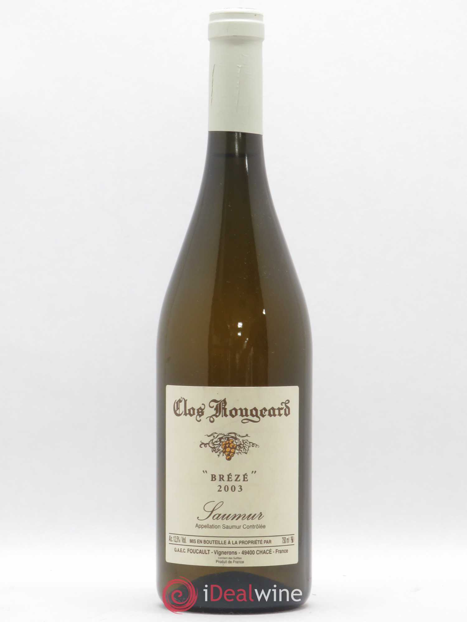 Saumur Brézé Clos Rougeard 2003 - Lot de 1 bouteille - 0