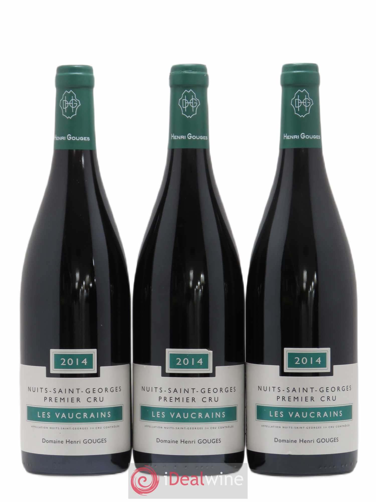 Nuits-Saint-Georges 1er Cru Les Vaucrains Henri Gouges 2014 - Lot de 3 bouteilles - 0