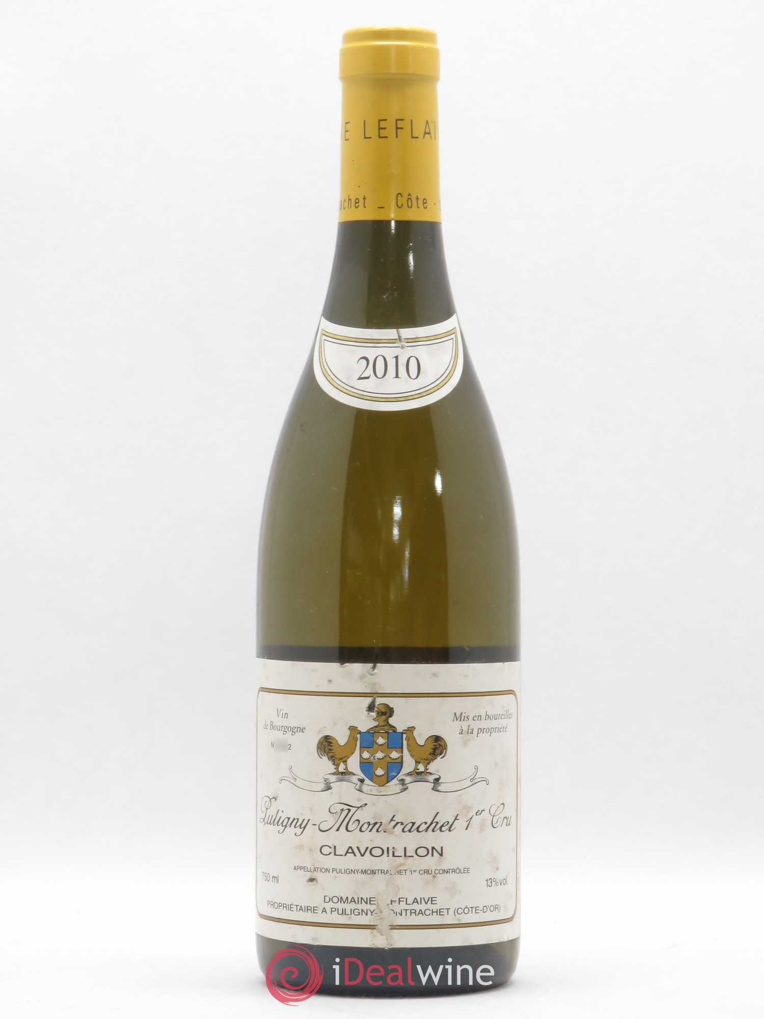 Puligny-Montrachet 1er Cru Clavoillon Leflaive (Domaine) 2010 - Lot de 1 bouteille - 0