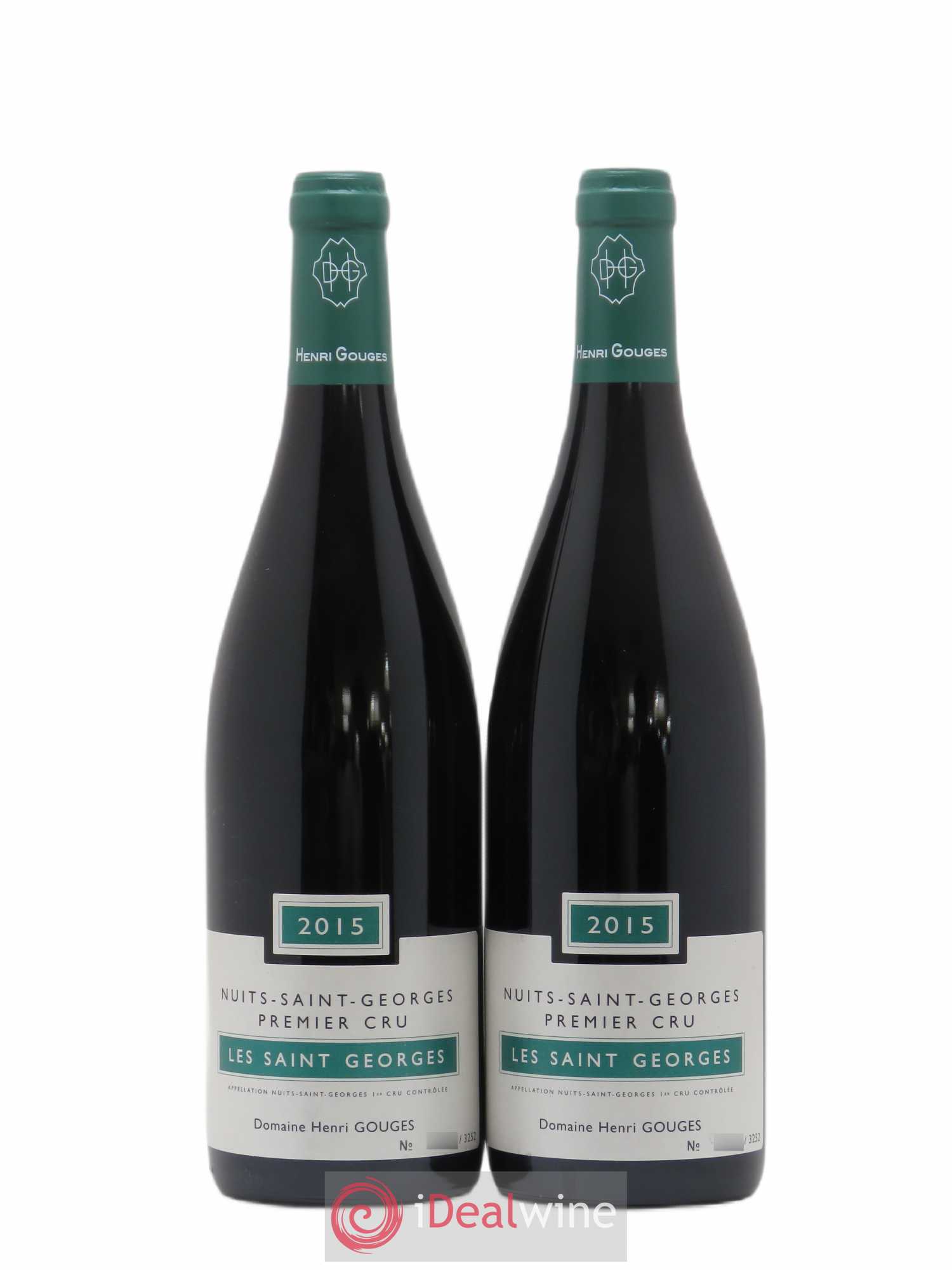 Nuits-Saint-Georges 1er Cru Les Saints Georges Henri Gouges 2015 - Posten von 2 Flaschen - 0