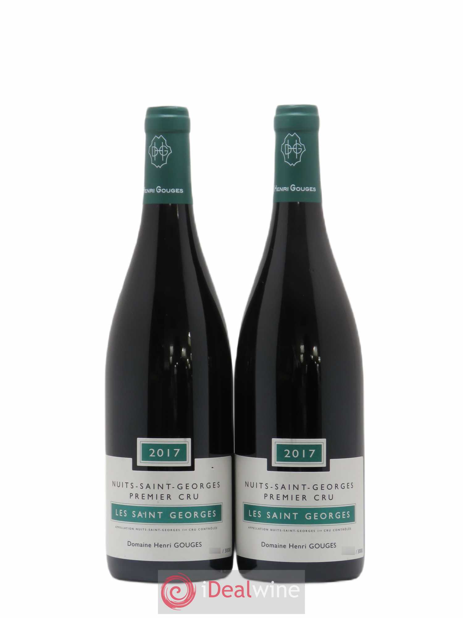Nuits-Saint-Georges 1er Cru Les Saints Georges Henri Gouges 2017 - Lot de 2 bouteilles - 0