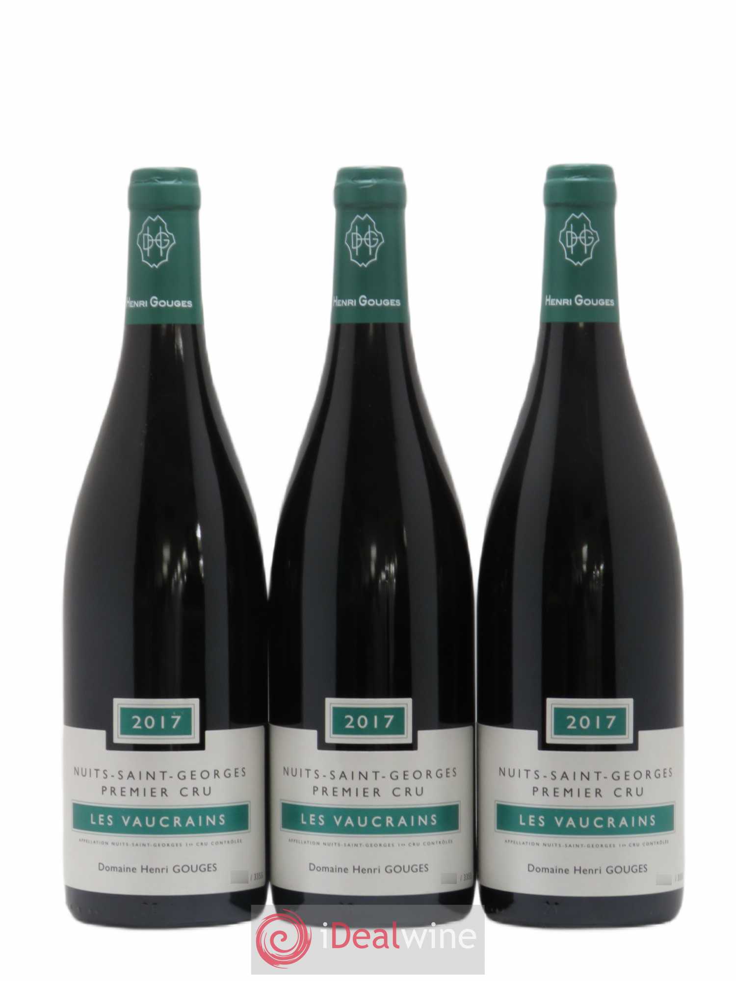 Nuits-Saint-Georges 1er Cru Les Vaucrains Henri Gouges 2017 - Lot de 3 bouteilles - 0