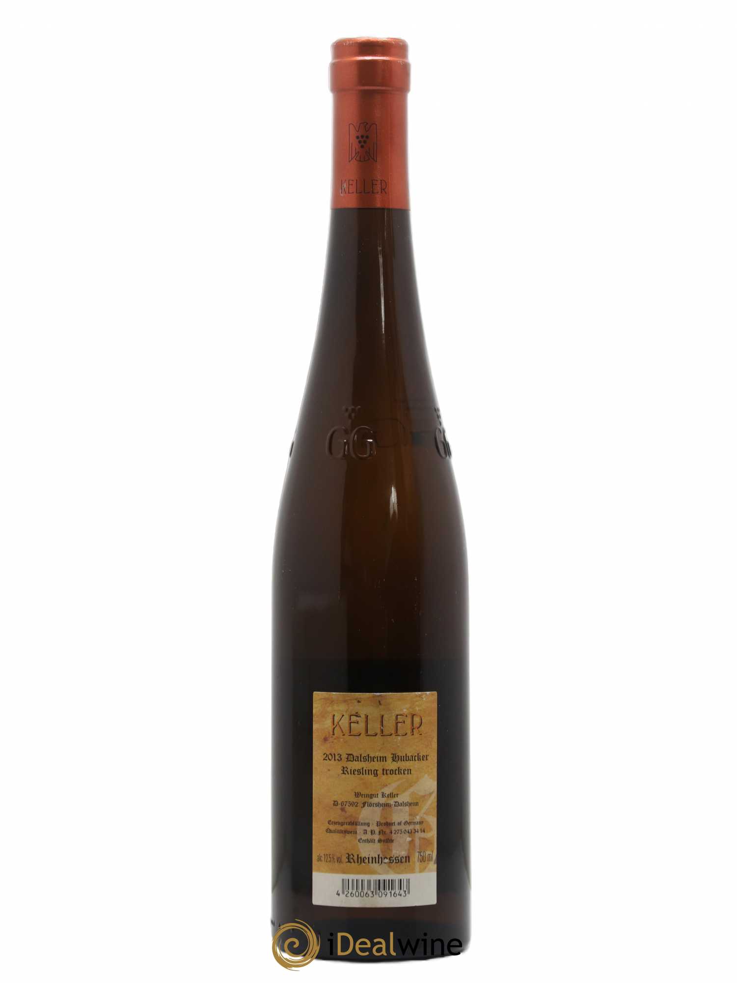 Allemagne Rheinhessen Riesling Hubacker Grosses Gewachs Klaus Keller 2013 - Posten von 1 Flasche - 1