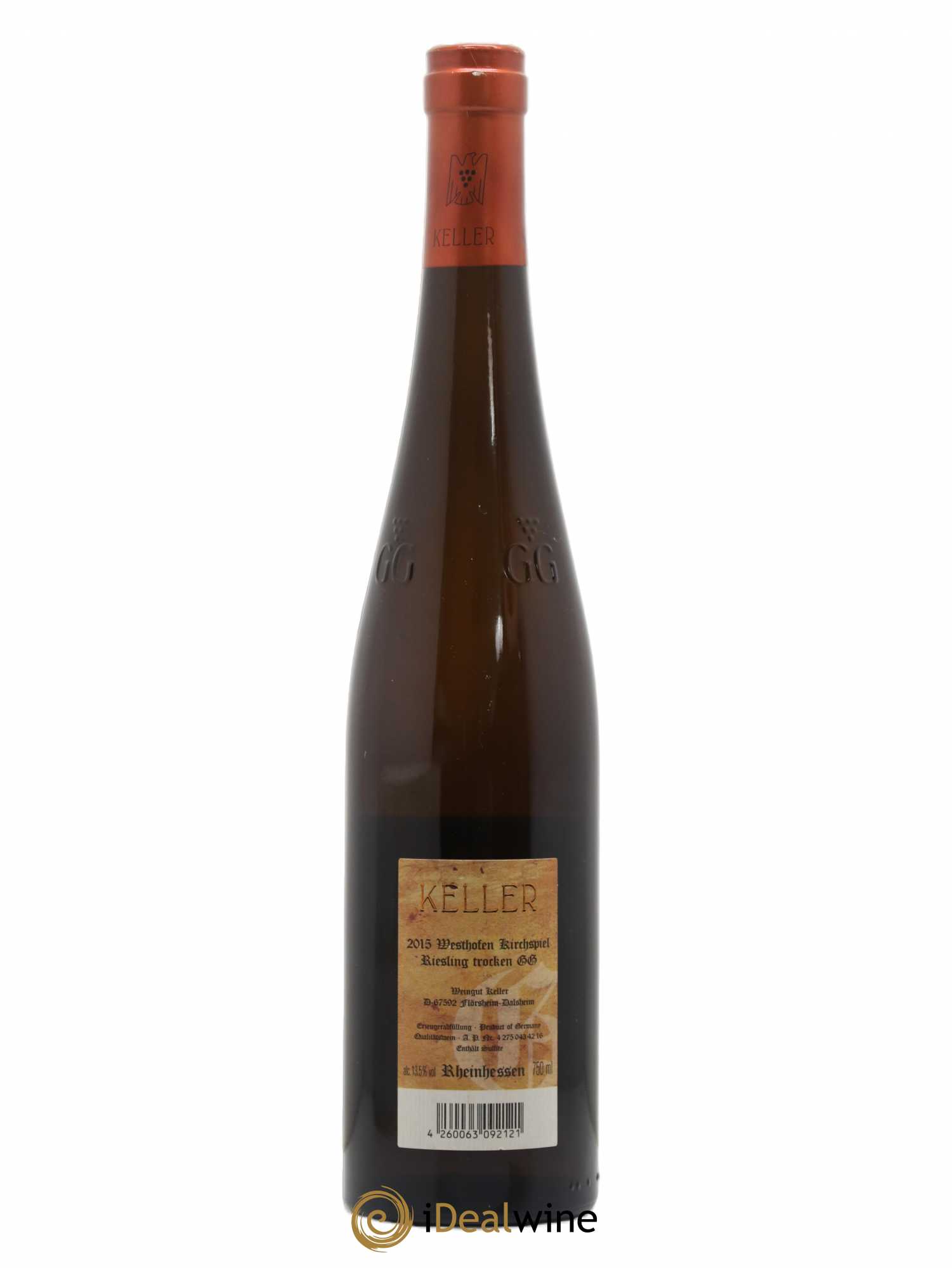 Allemagne Rheinhessen Riesling Kirschpiel Grosses Gewachs Klaus Keller 2015 - Posten von 1 Flasche - 1