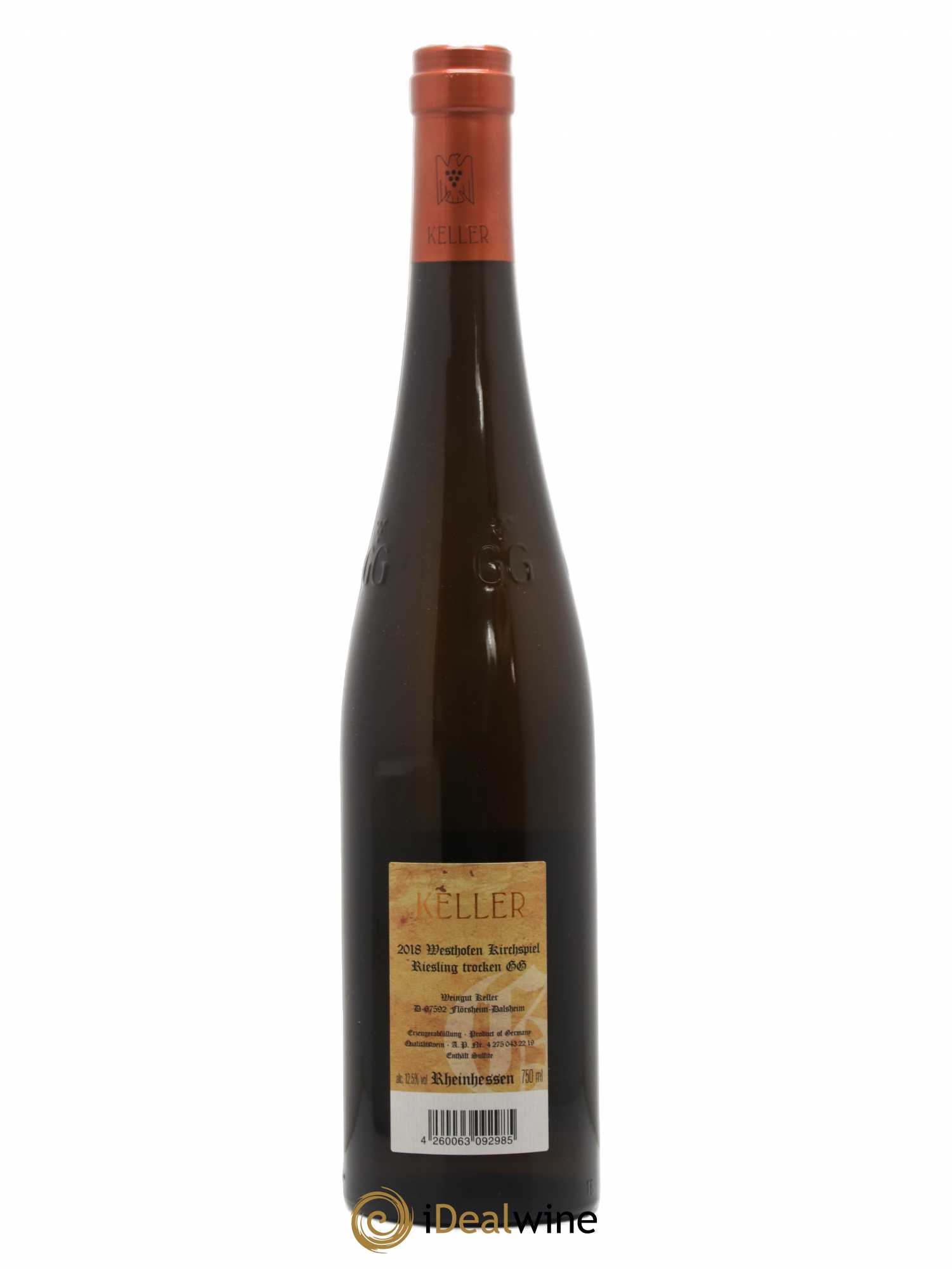Allemagne Rheinhessen Riesling Kirschpiel Grosses Gewachs Klaus Keller 2018 - Posten von 1 Flasche - 1