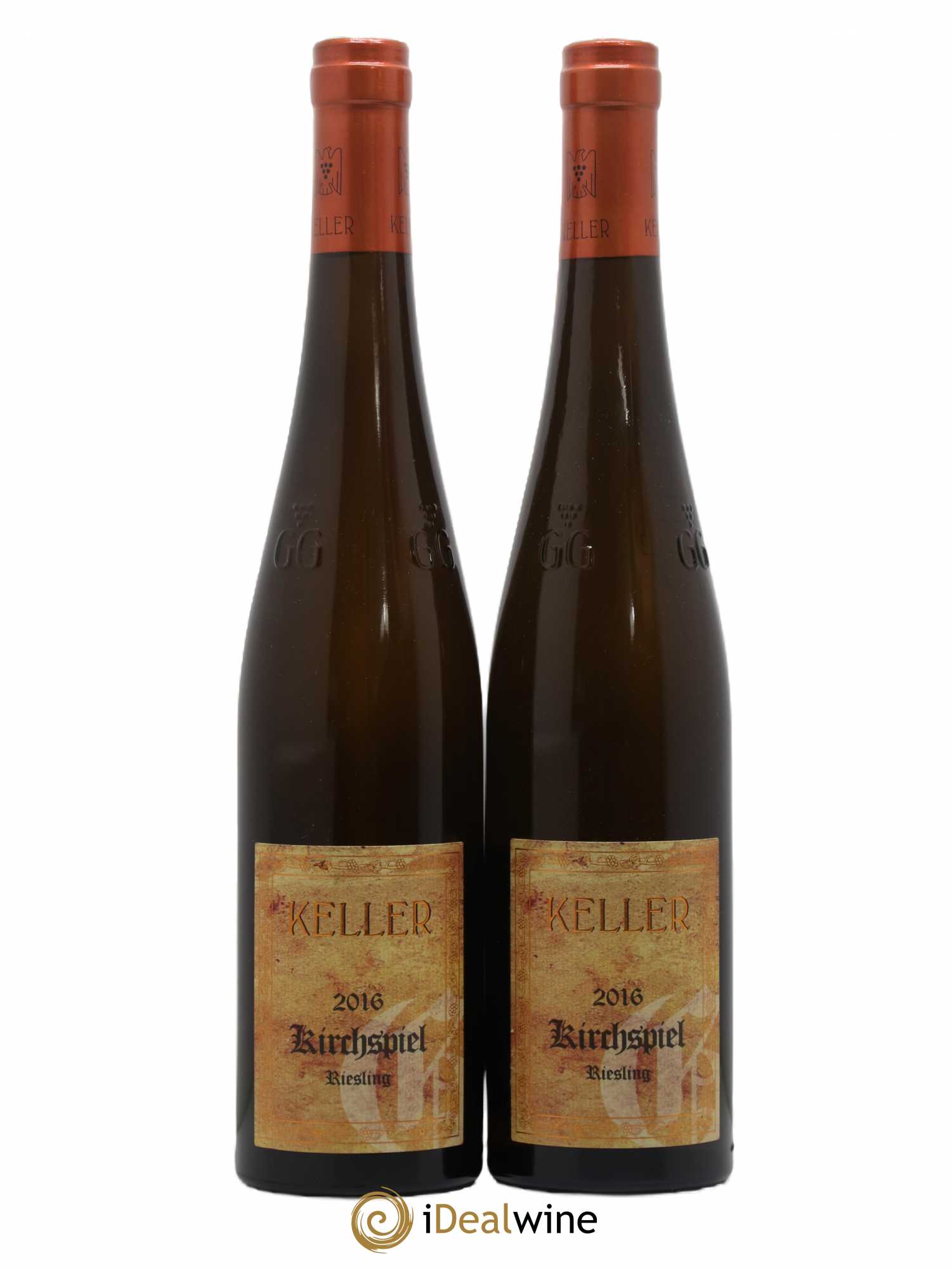 Allemagne Rheinhessen Riesling Kirschpiel Grosses Gewachs Klaus Keller 2016 - Posten von 2 Flaschen - 0