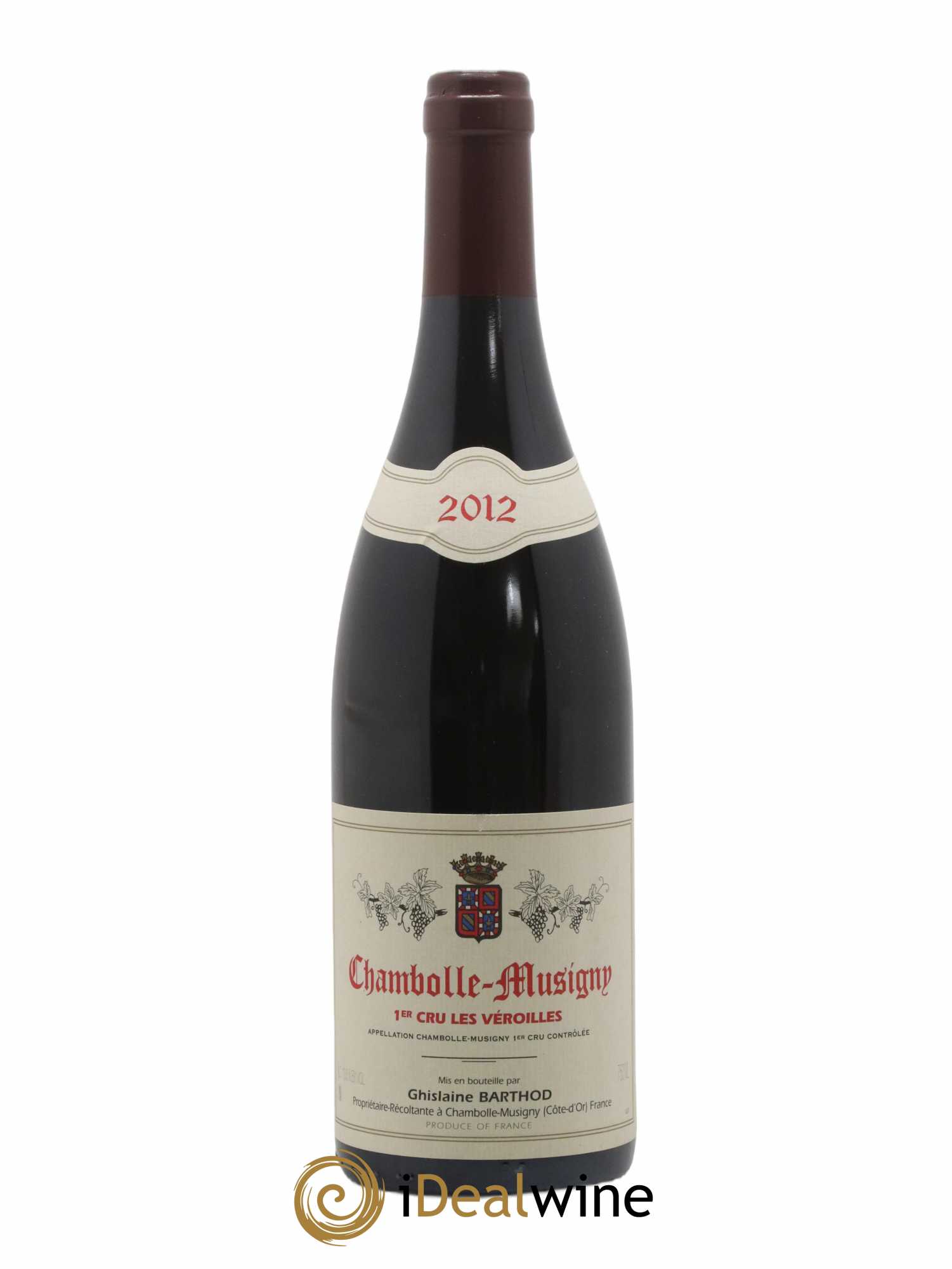 Chambolle-Musigny 1er Cru Les Véroilles Ghislaine Barthod 2012 - Lot de 1 bouteille - 0