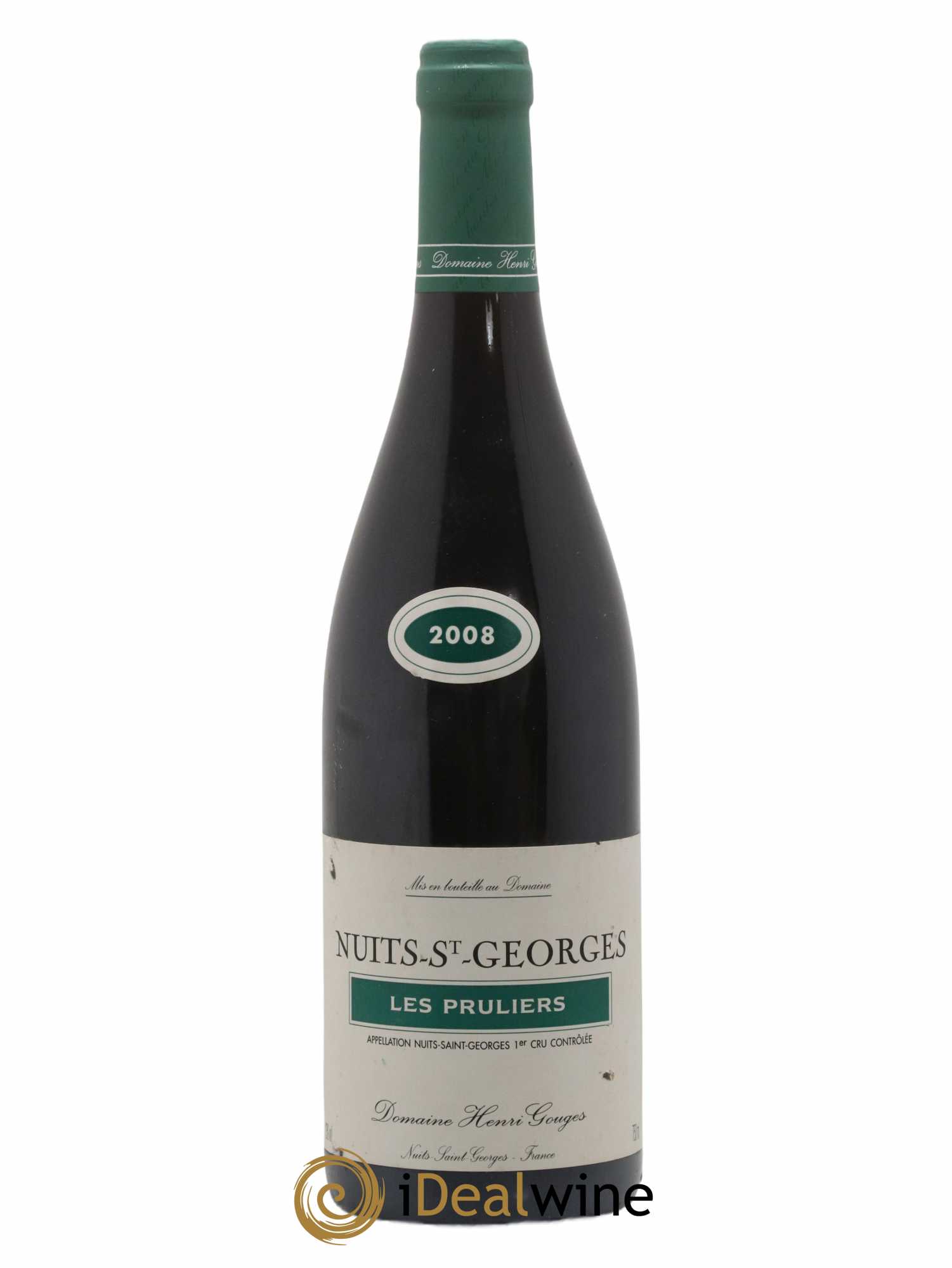 Nuits-Saint-Georges 1er Cru Les Pruliers Henri Gouges 2008 - Posten von 1 Flasche - 0