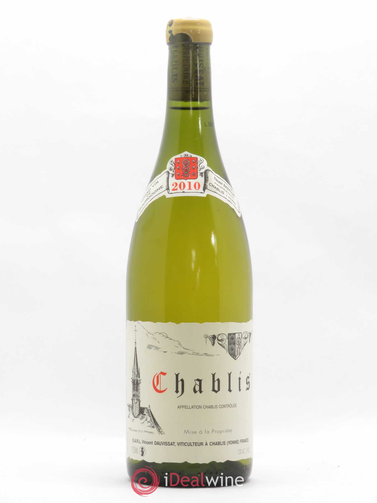 Chablis Vincent Dauvissat (Domaine) 2010 - Lot de 1 bouteille - 0