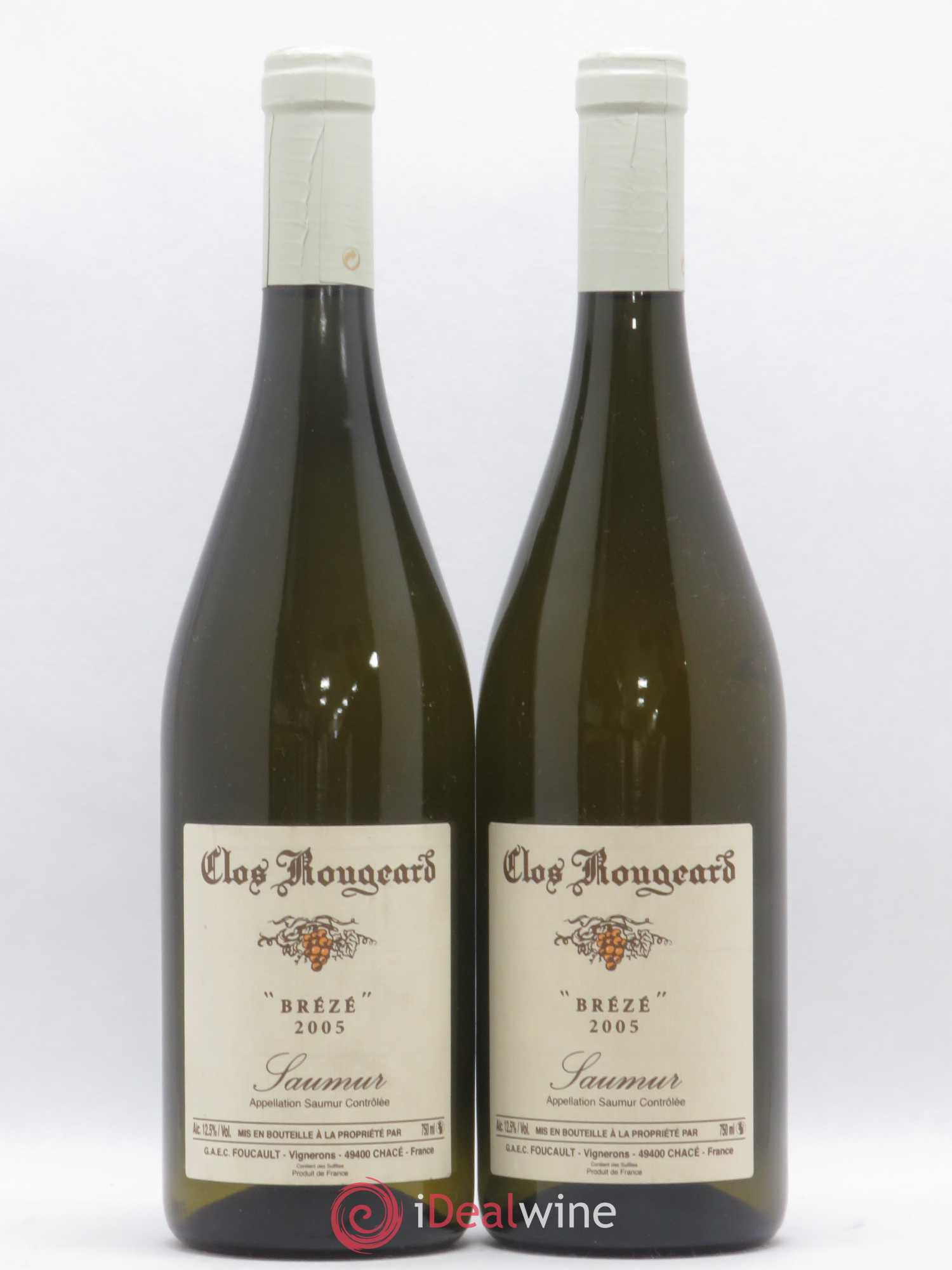 Saumur Brézé Clos Rougeard 2005 - Lot de 2 bouteilles - 0
