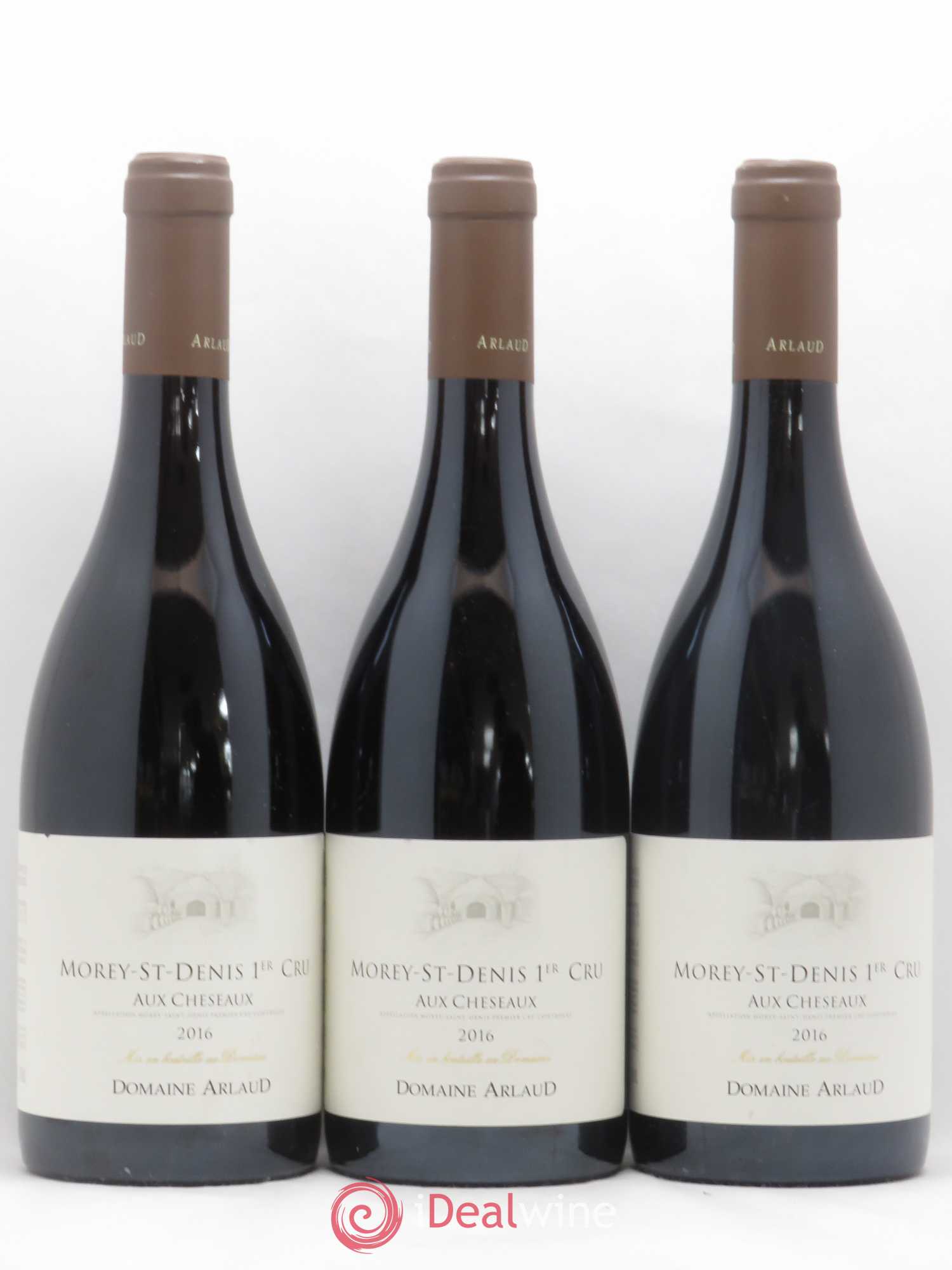 Morey-Saint-Denis 1er Cru Aux Chéseaux Arlaud 2016 - Lot de 3 bouteilles - 0