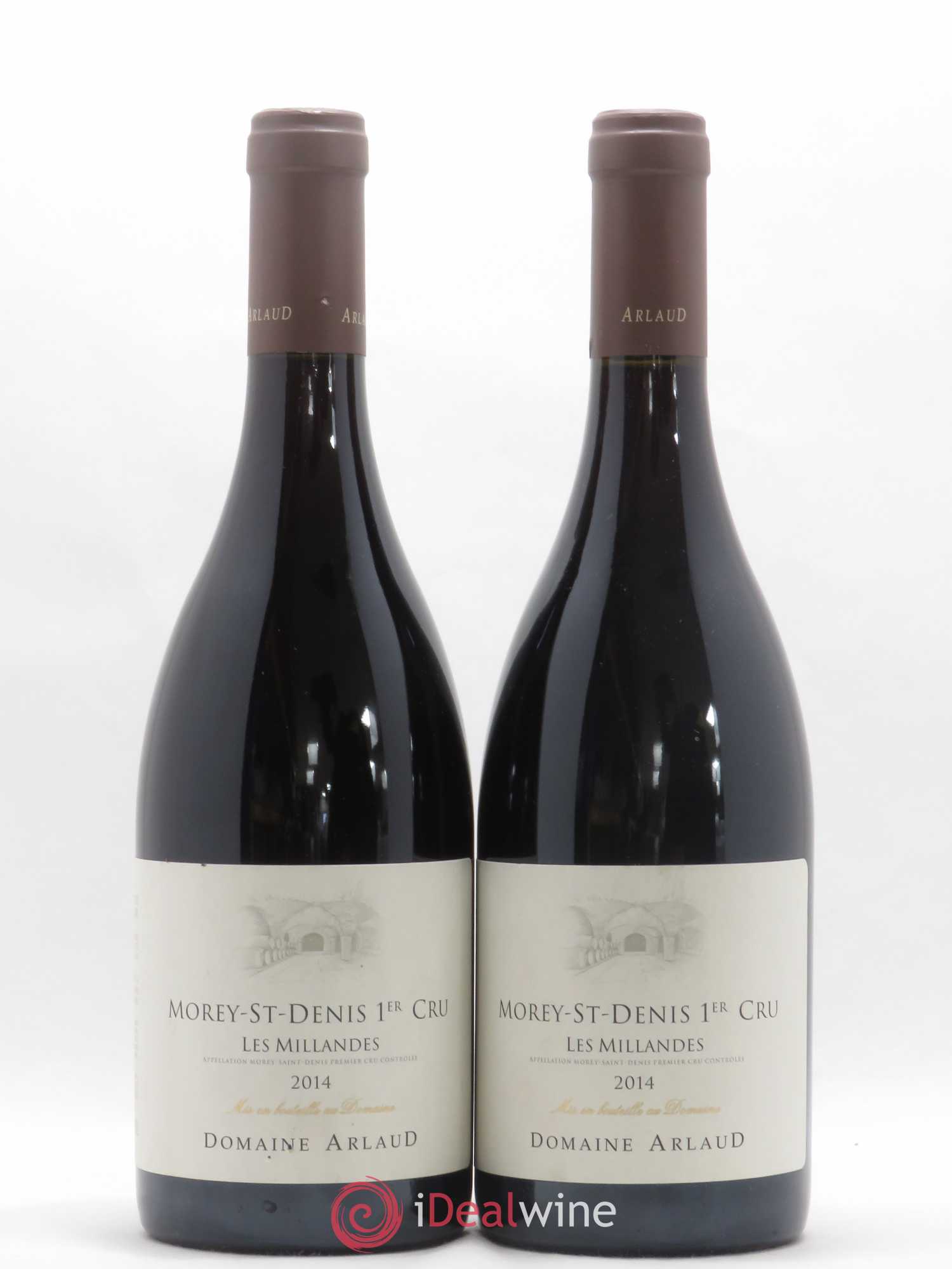 Morey-Saint-Denis 1er Cru Les Millandes Arlaud 2014 - Lot de 2 bouteilles - 0