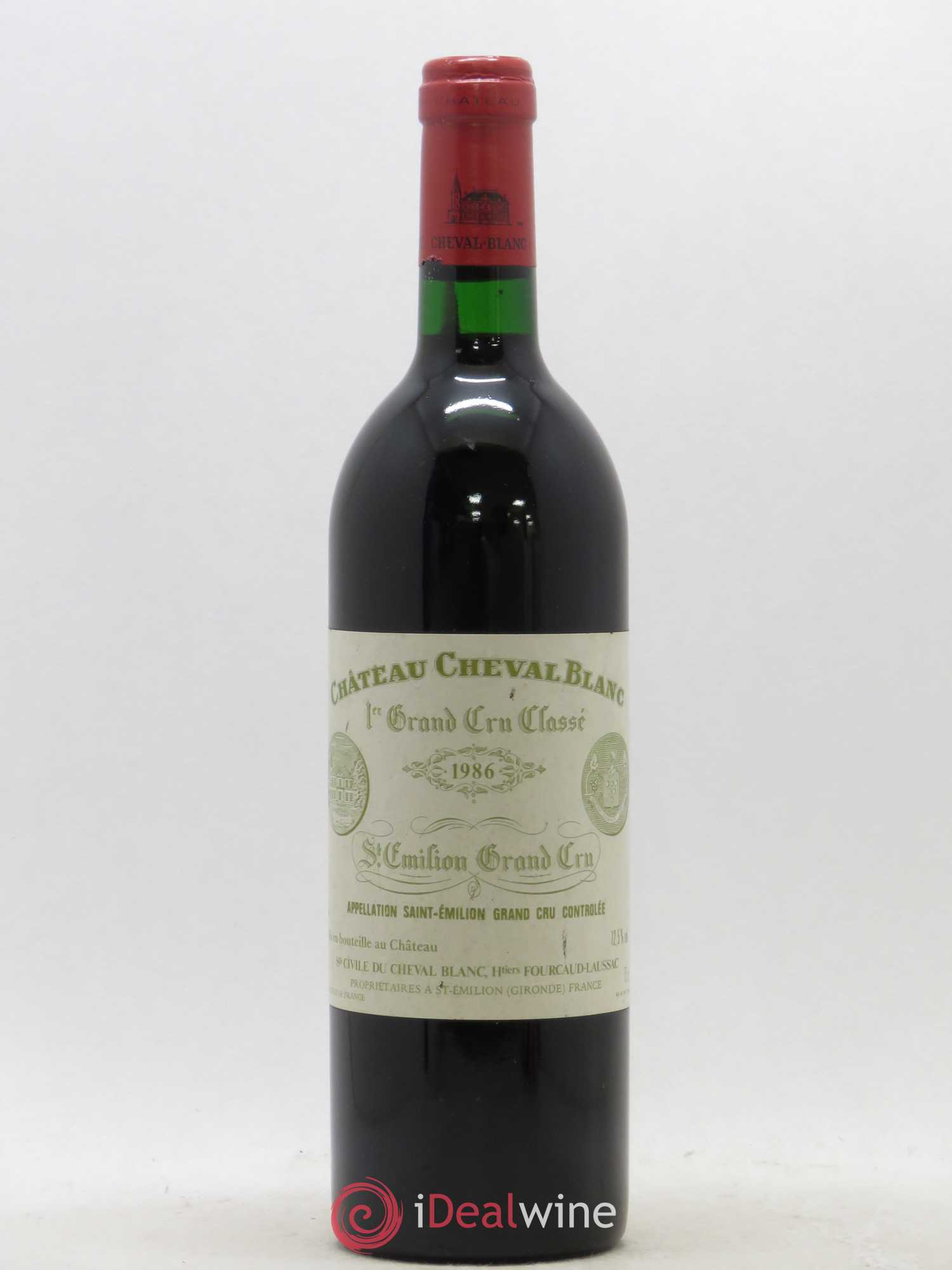 Château Cheval Blanc 1er Grand Cru Classé A 1986 - Lot de 1 bouteille - 0
