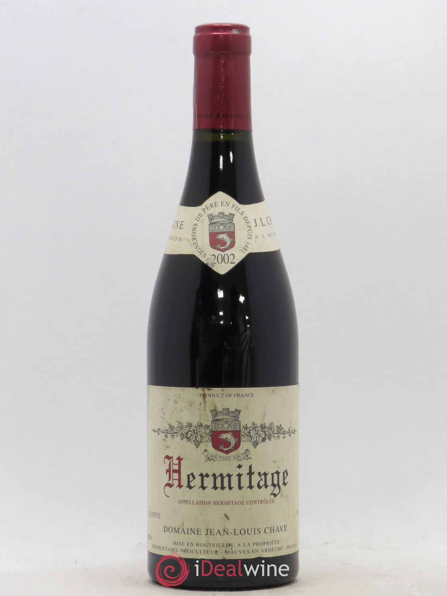 Hermitage Jean-Louis Chave 2002 - Lot de 1 bouteille - 0