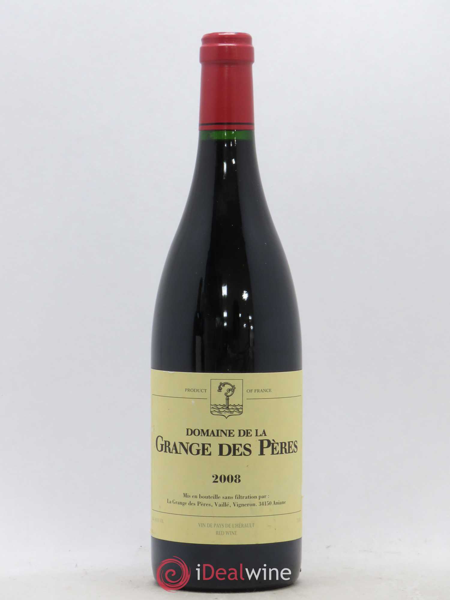 Pays d'Hérault Grange des Pères Laurent Vaillé 2008 - Lot de 1 bouteille - 0