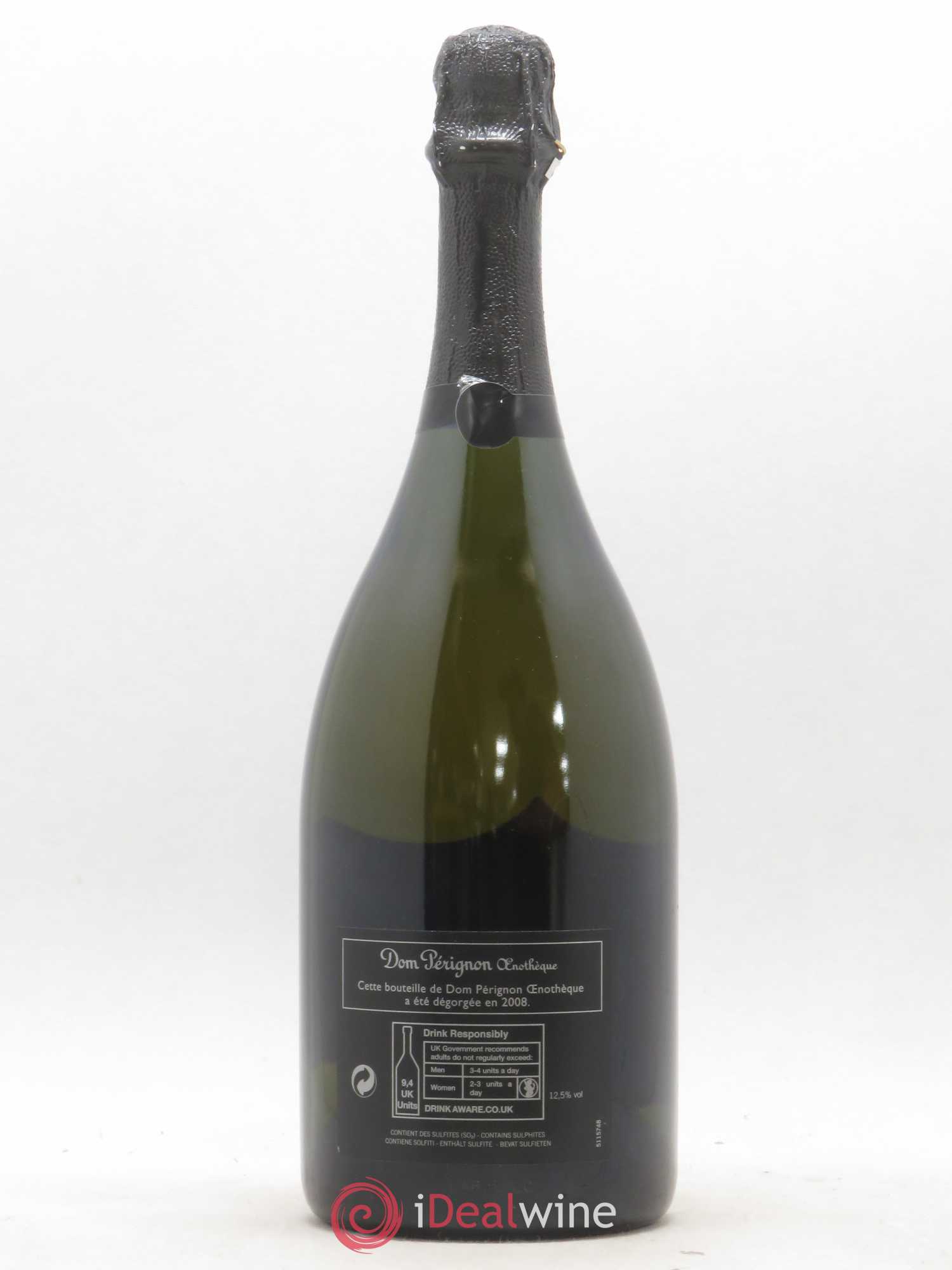 Oenothèque Dom Pérignon 1996 - Lot de 1 bouteille - 1