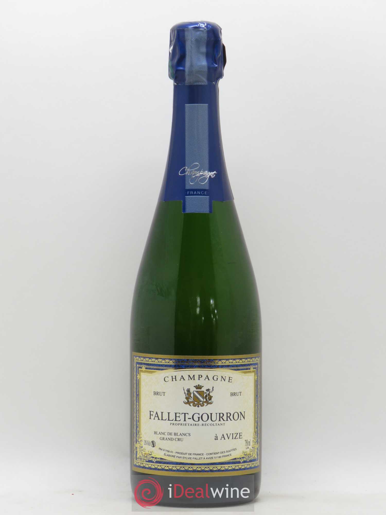 Champagne Brut Blanc de blanc Grand Cru Fallet Gourron - Posten von 1 Flasche - 0