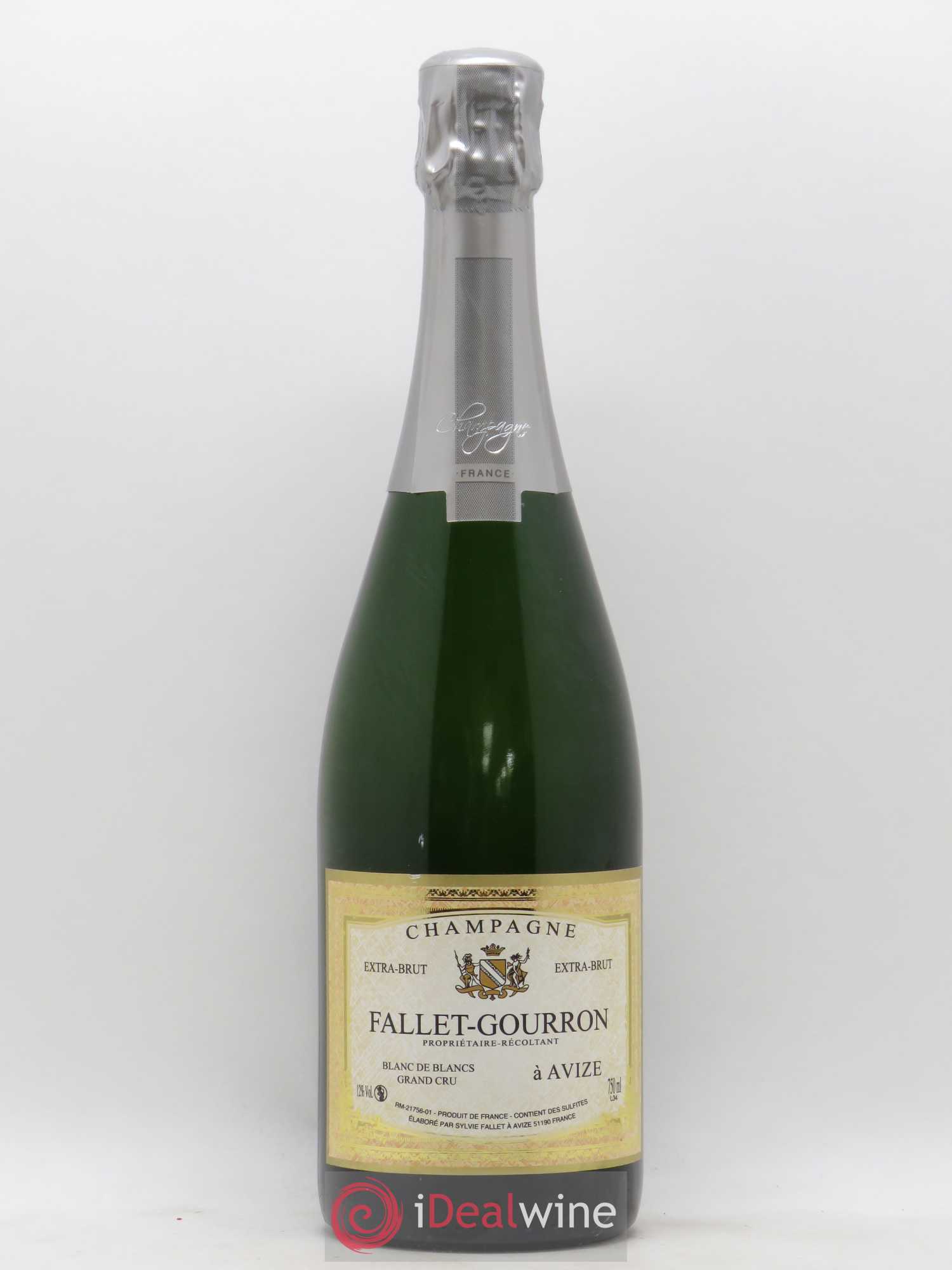 Champagne Extra Brut Blanc de blanc Grand Cru Fallet Gourron - Posten von 1 Flasche - 0