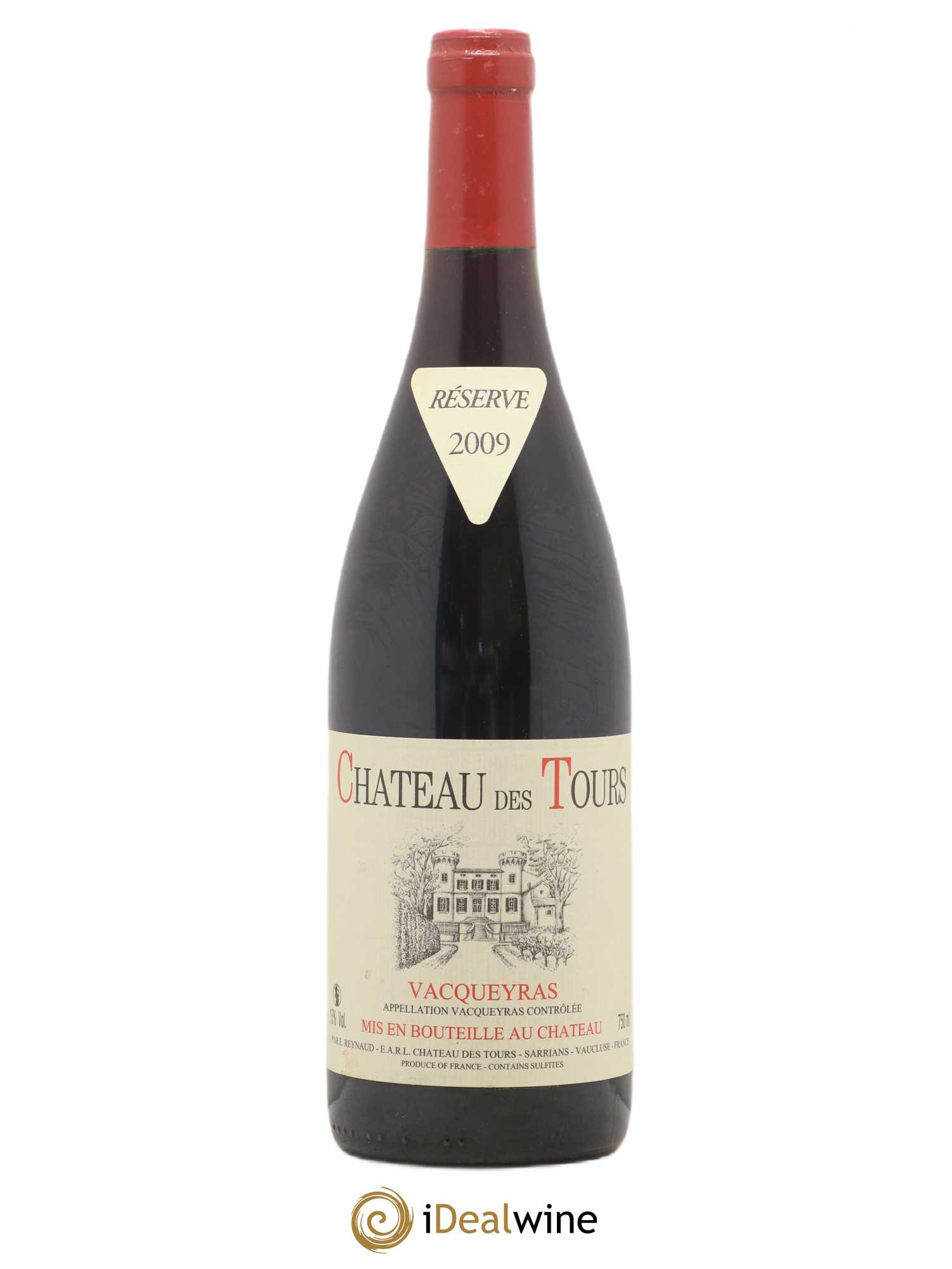 Vacqueyras Château des Tours Emmanuel Reynaud 2009 - Lot de 1 bouteille - 0