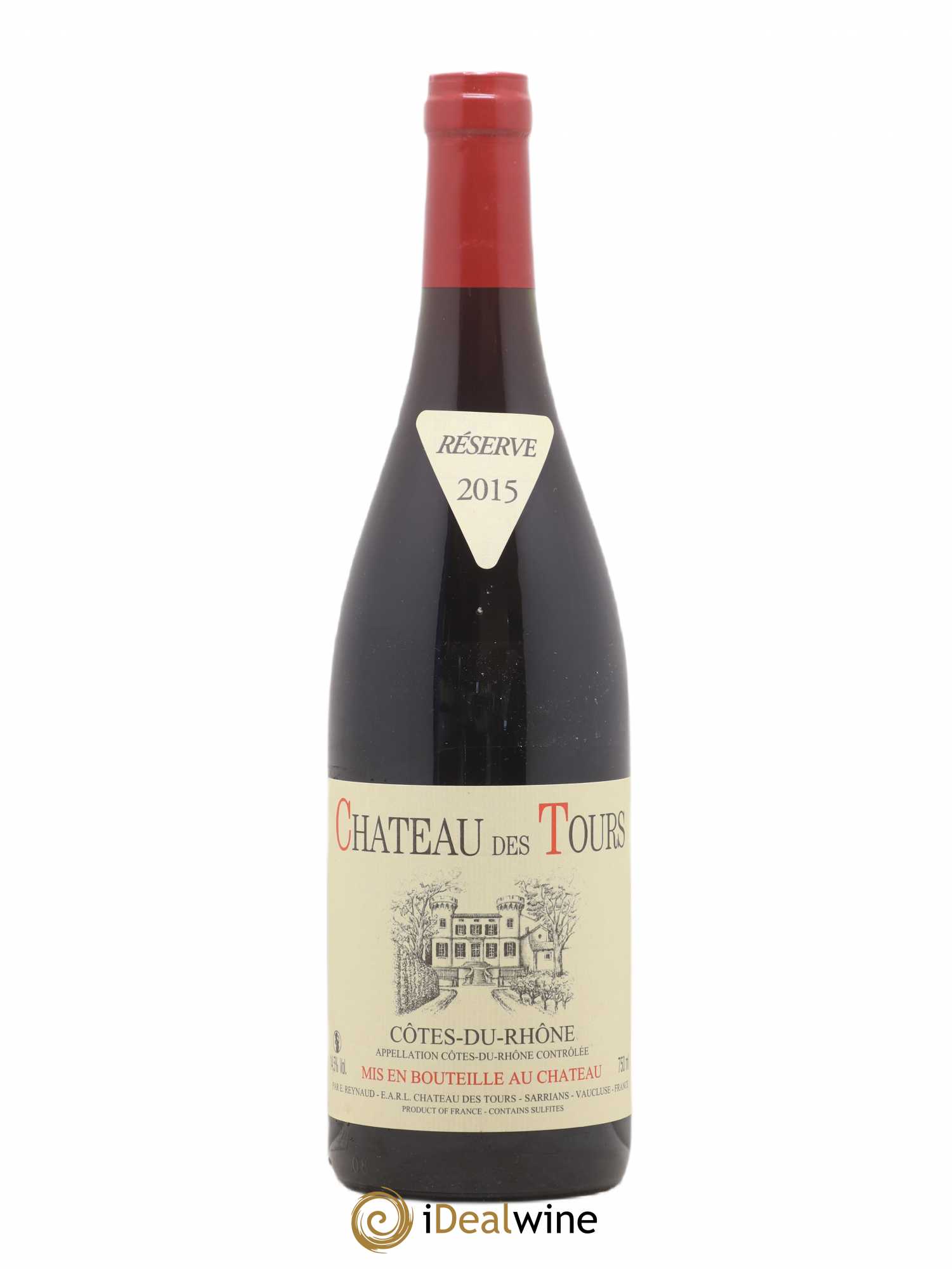 Côtes-du-Rhône Château des Tours Emmanuel Reynaud 2015 - Lot de 1 bouteille - 0